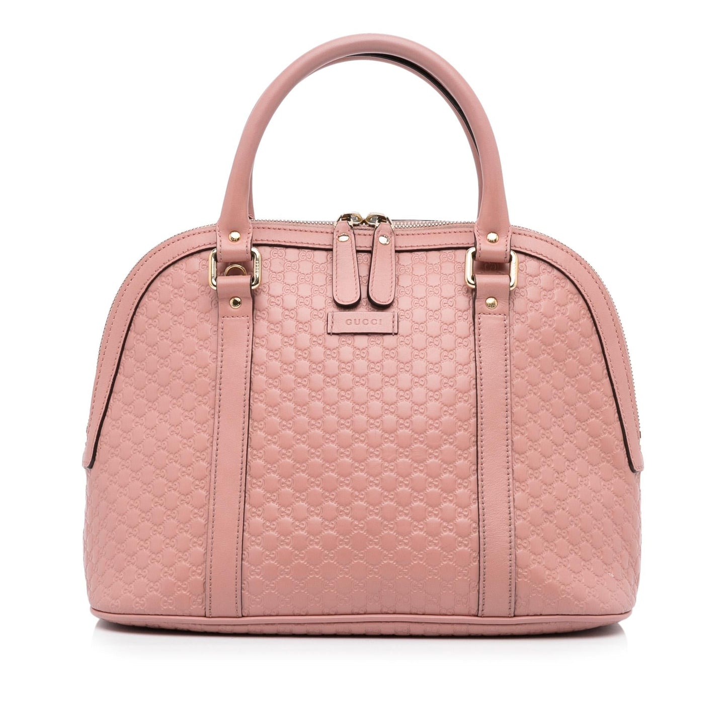 Gucci Microguccissima Dome SHG-fW98tW Calf Pink Medium Satchel Bag