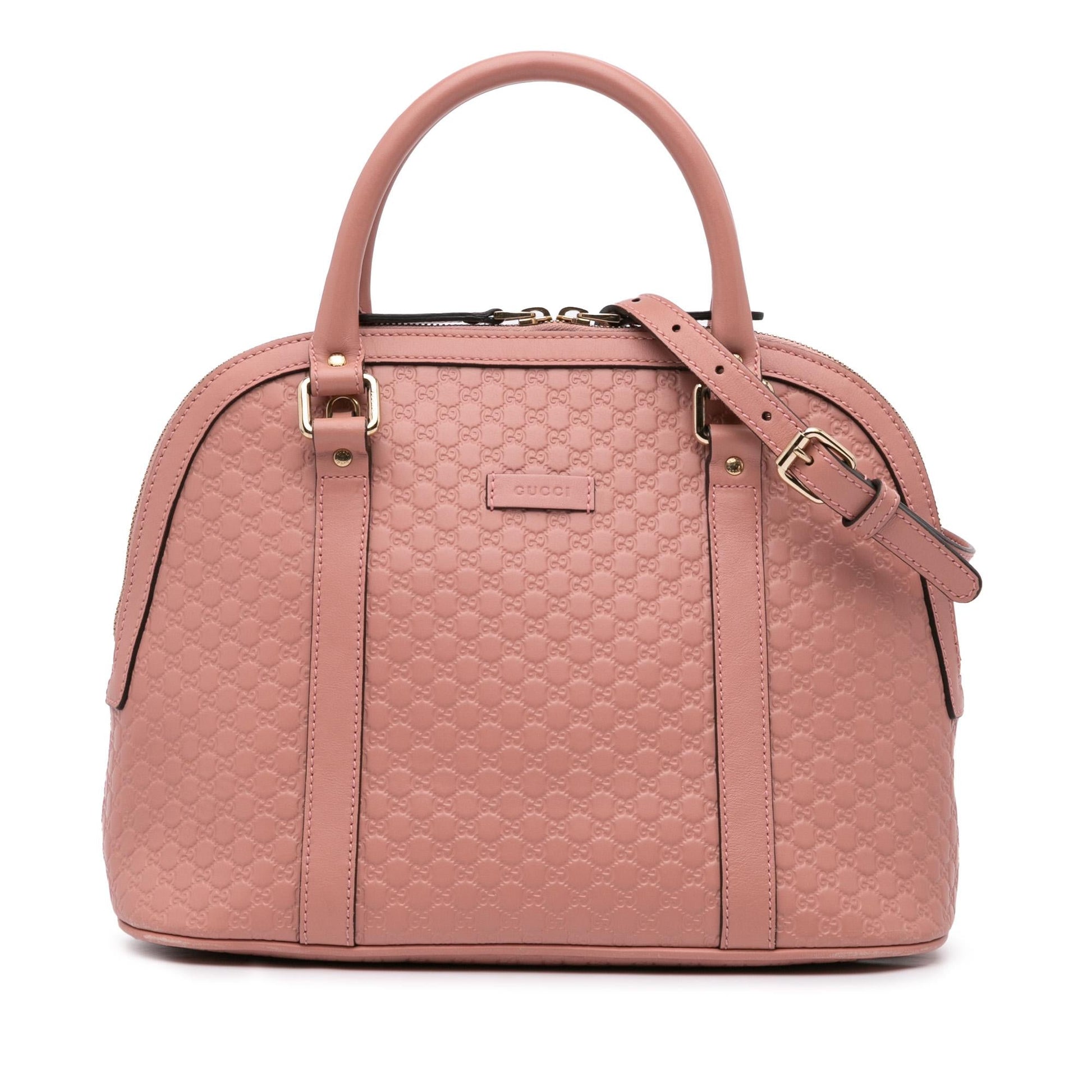 Gucci Microguccissima Dome Calf Pink Medium Satchel Bag Satchel 1