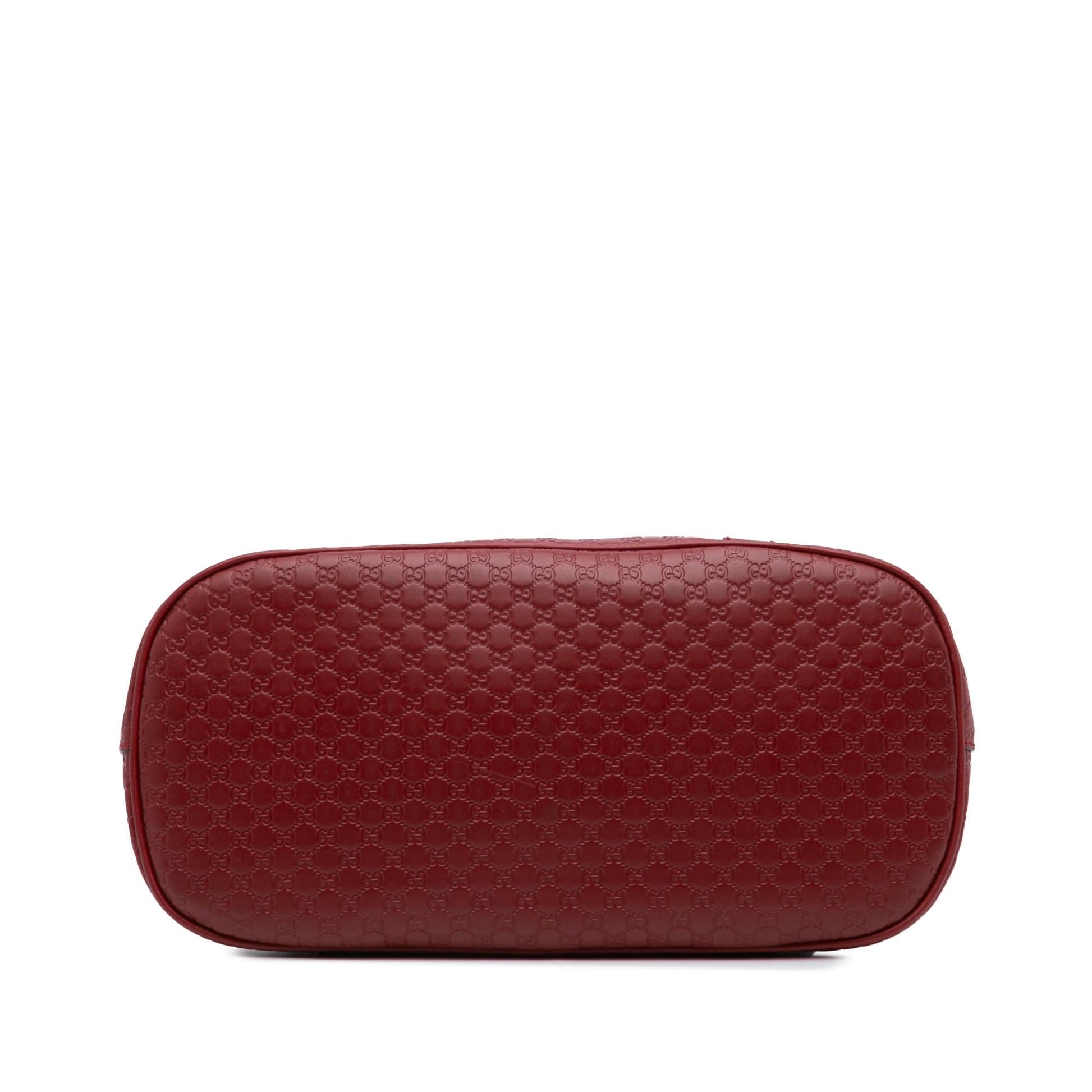 Gucci Microguccissima Dome Calf Red Medium Satchel Bag Satchel 4