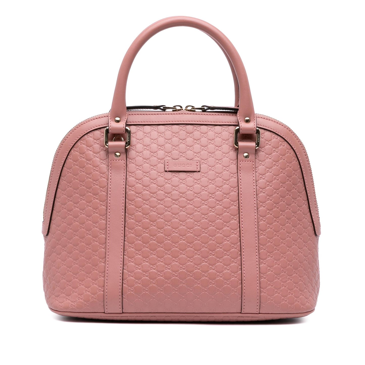 Gucci Microguccissima Dome Calf Pink Medium Satchel Bag