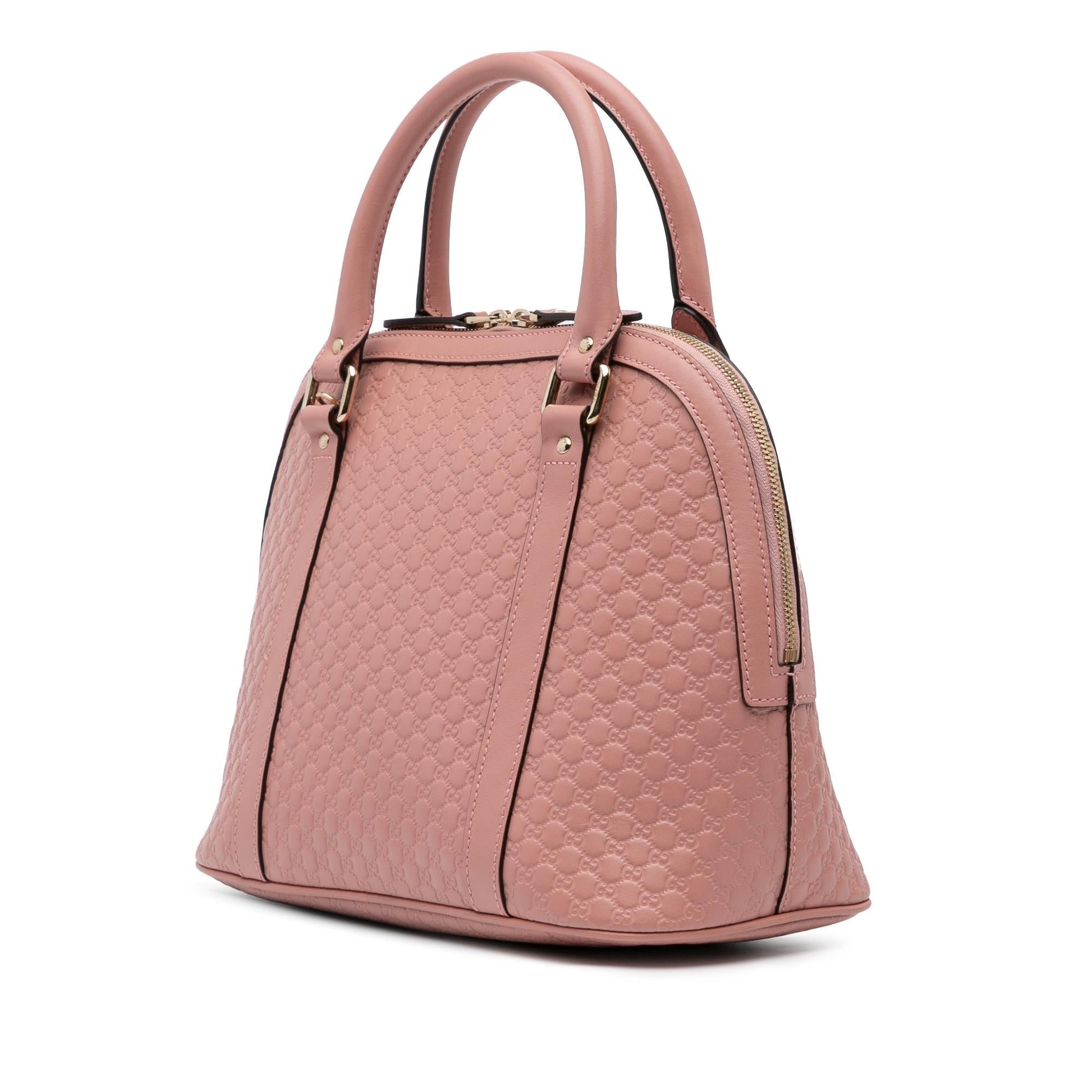 Gucci Microguccissima Dome Calf Pink Medium Satchel Bag Satchel 12