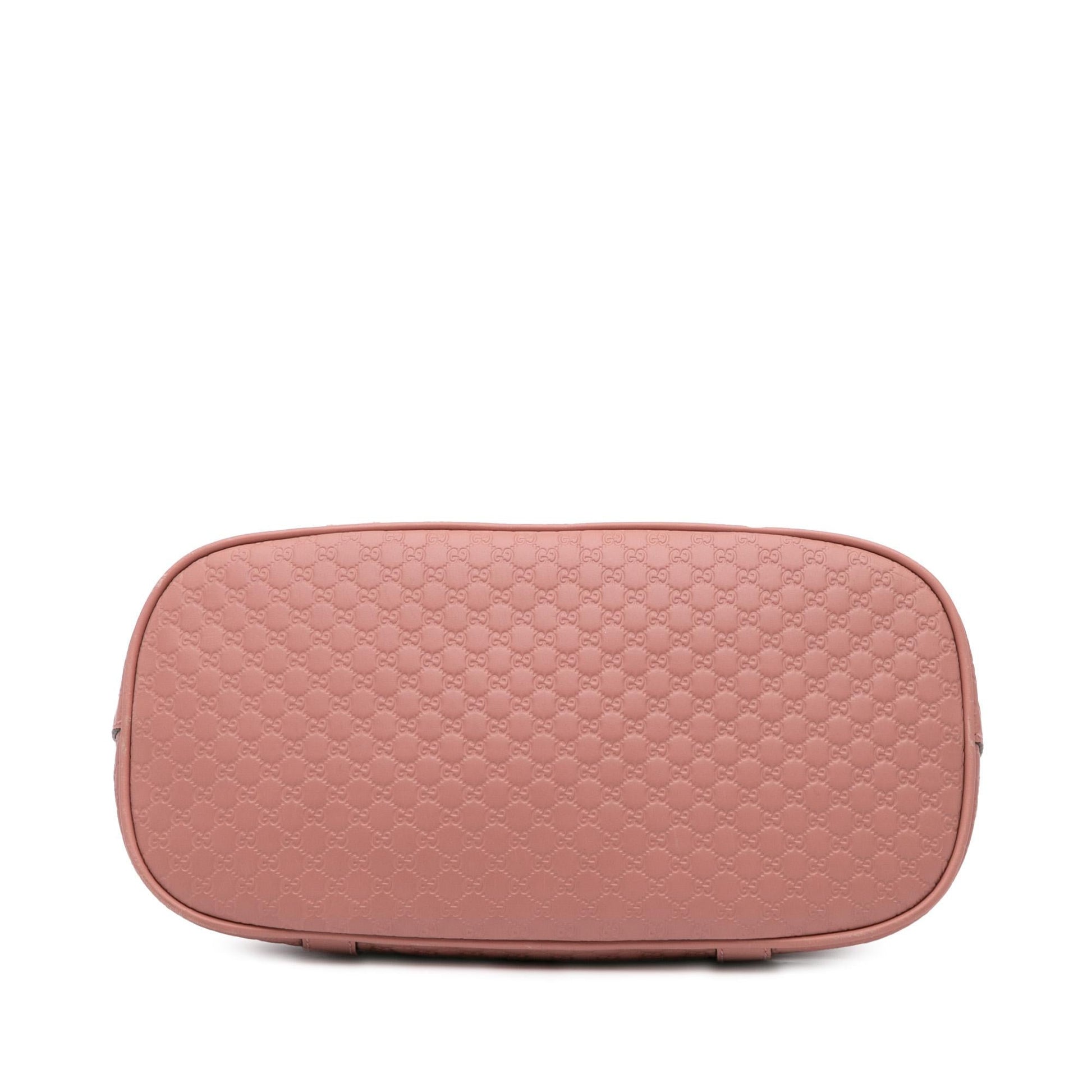 Gucci Microguccissima Dome Calf Pink Medium Satchel Bag Satchel 11