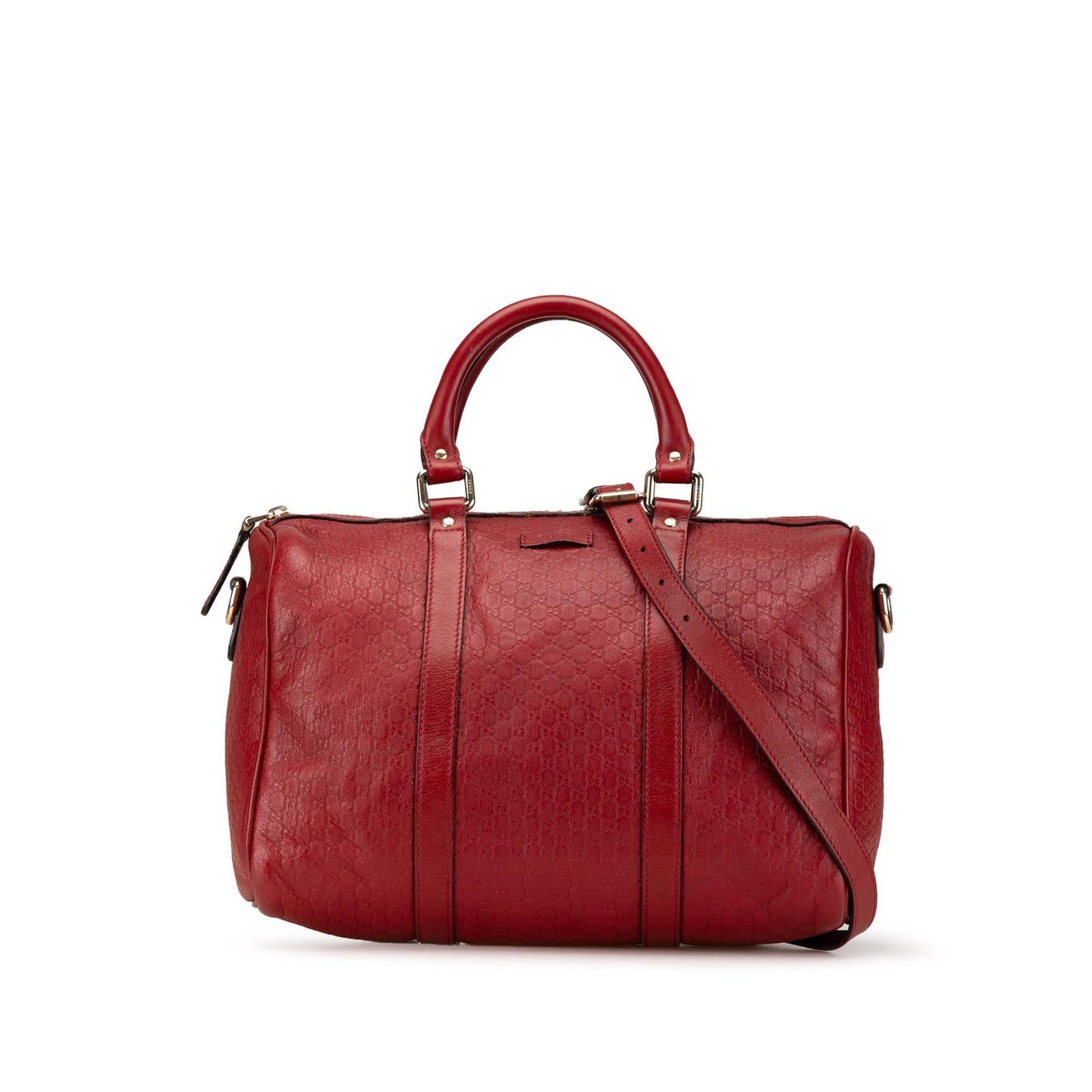 Gucci Microguccissima Calf Red Medium Satchel Bag