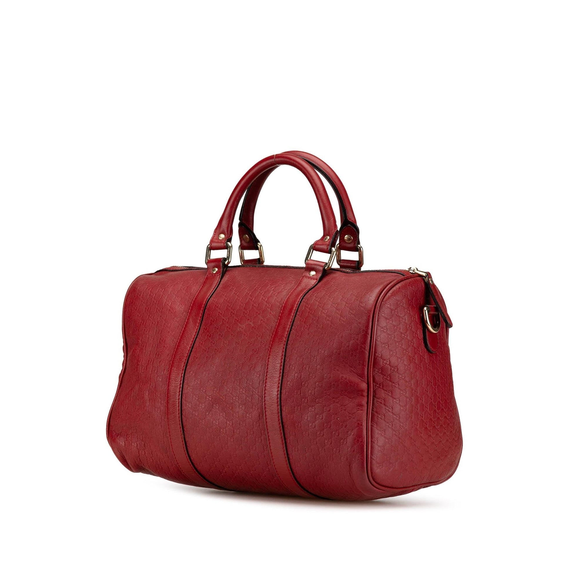 Gucci Microguccissima Calf Red Medium Satchel Bag