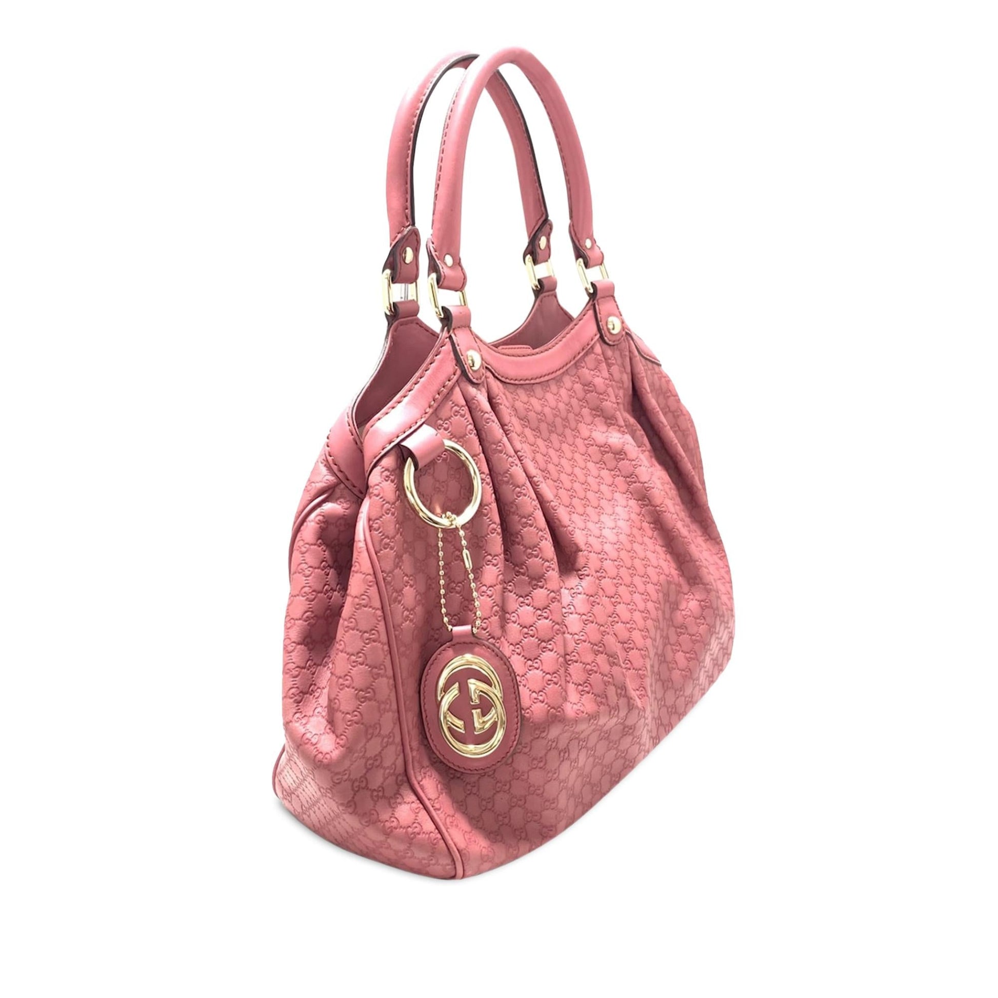 Gucci Microguccissima Sukey SHG-dhwC7Q Calf Pink Medium Tote Bag
