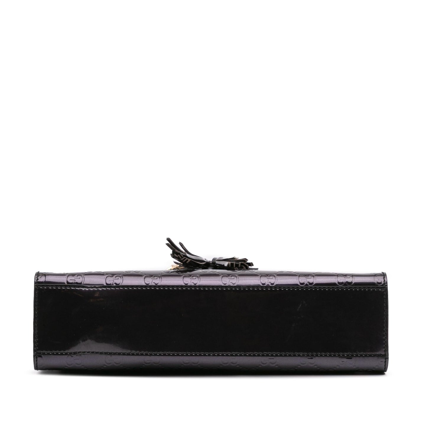 Gucci Guccissima Emily Leather Patent Medium Shoulder Bag
