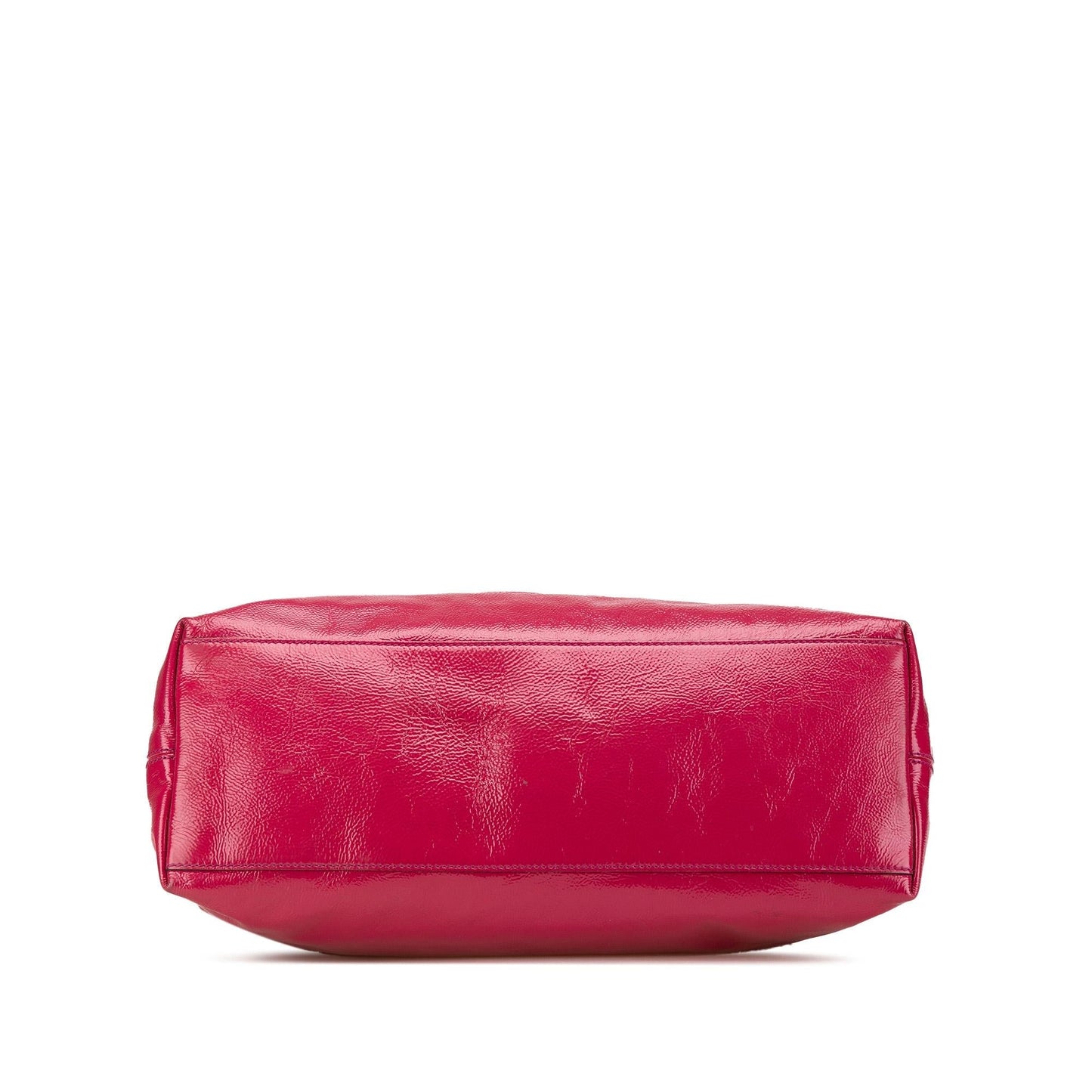 Gucci Soho Chain Leather Patent Pink Medium Tote Bag Tote 2