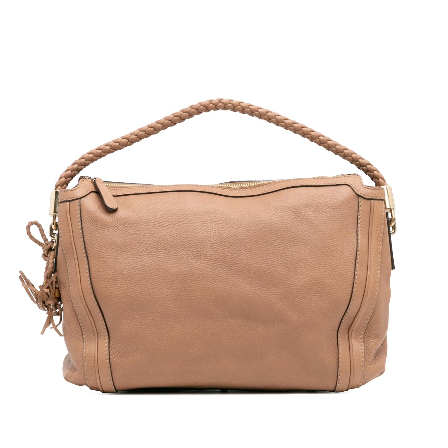 Gucci Pebbled Bella Calfskin Medium Shoulder Bag