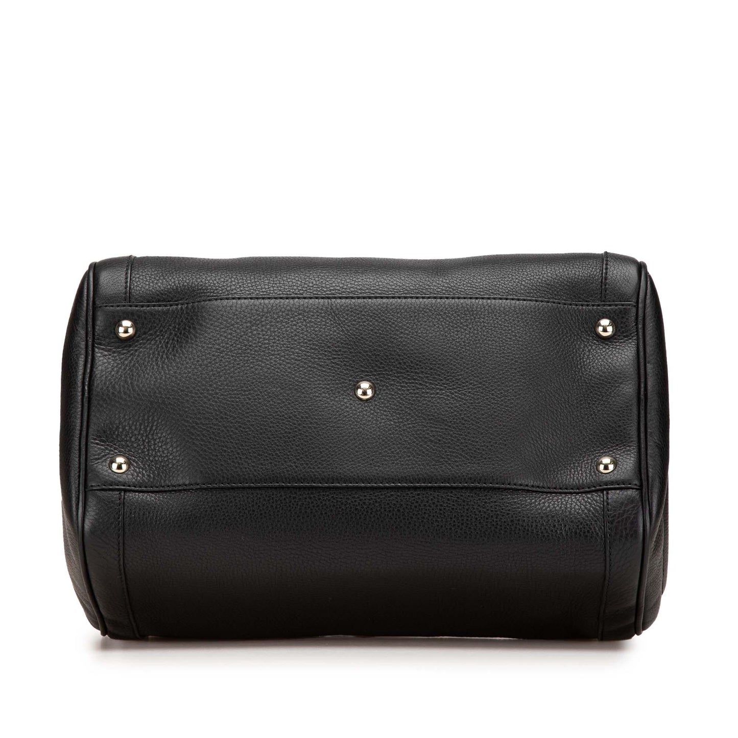 Gucci Pebbled Soho Boston Calf Calfskin Black Medium Satchel Bag Bag 5