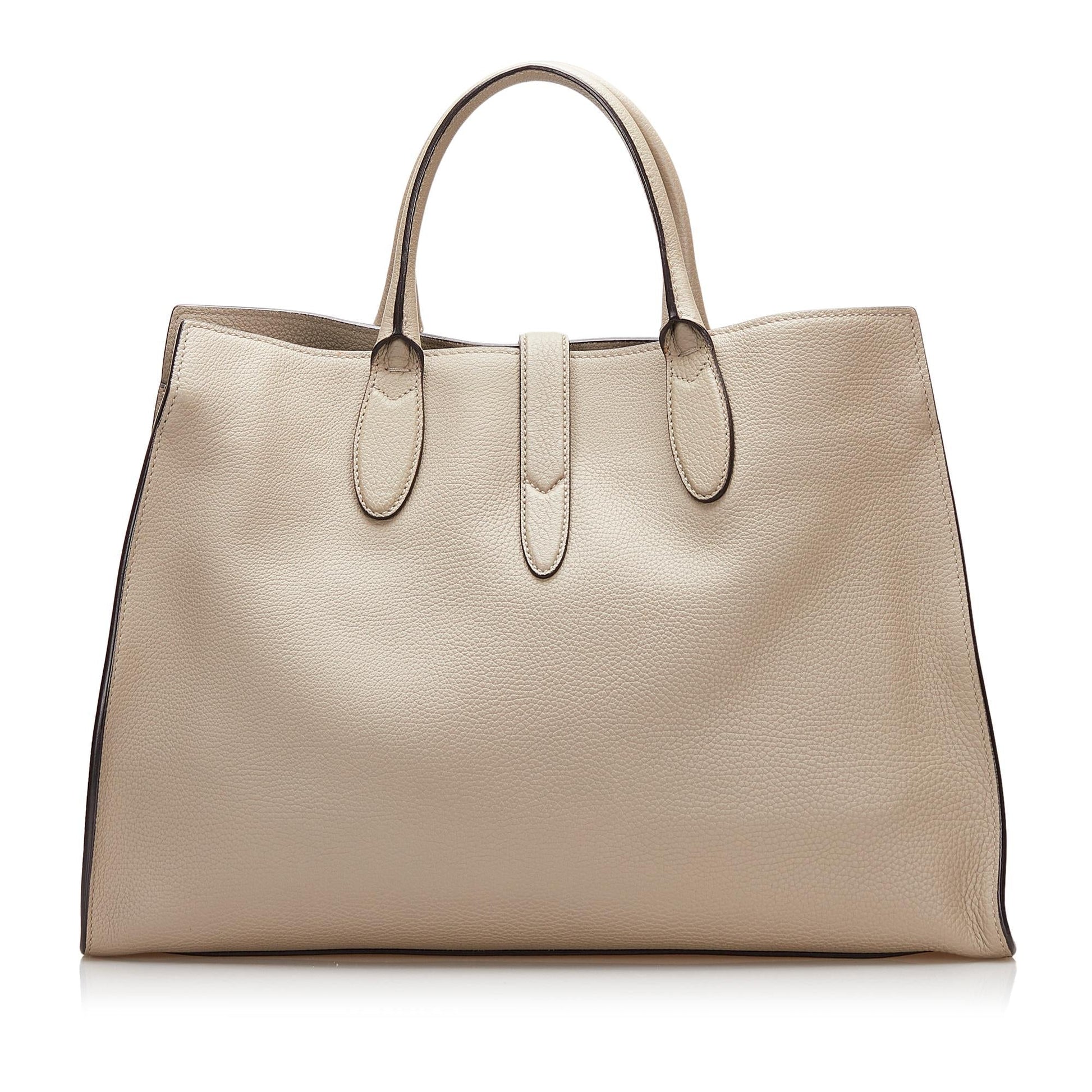 Gucci Soft Jackie SHG-yZBb51 Calf Brown Medium Tote Bag