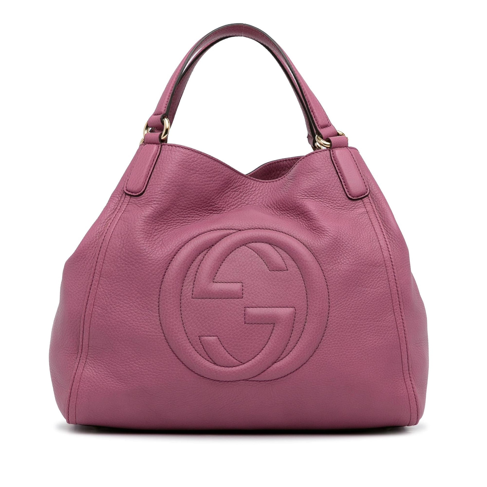 Gucci Soho Cellarius SHG-JmdidT Calf Pink Medium Tote Bag