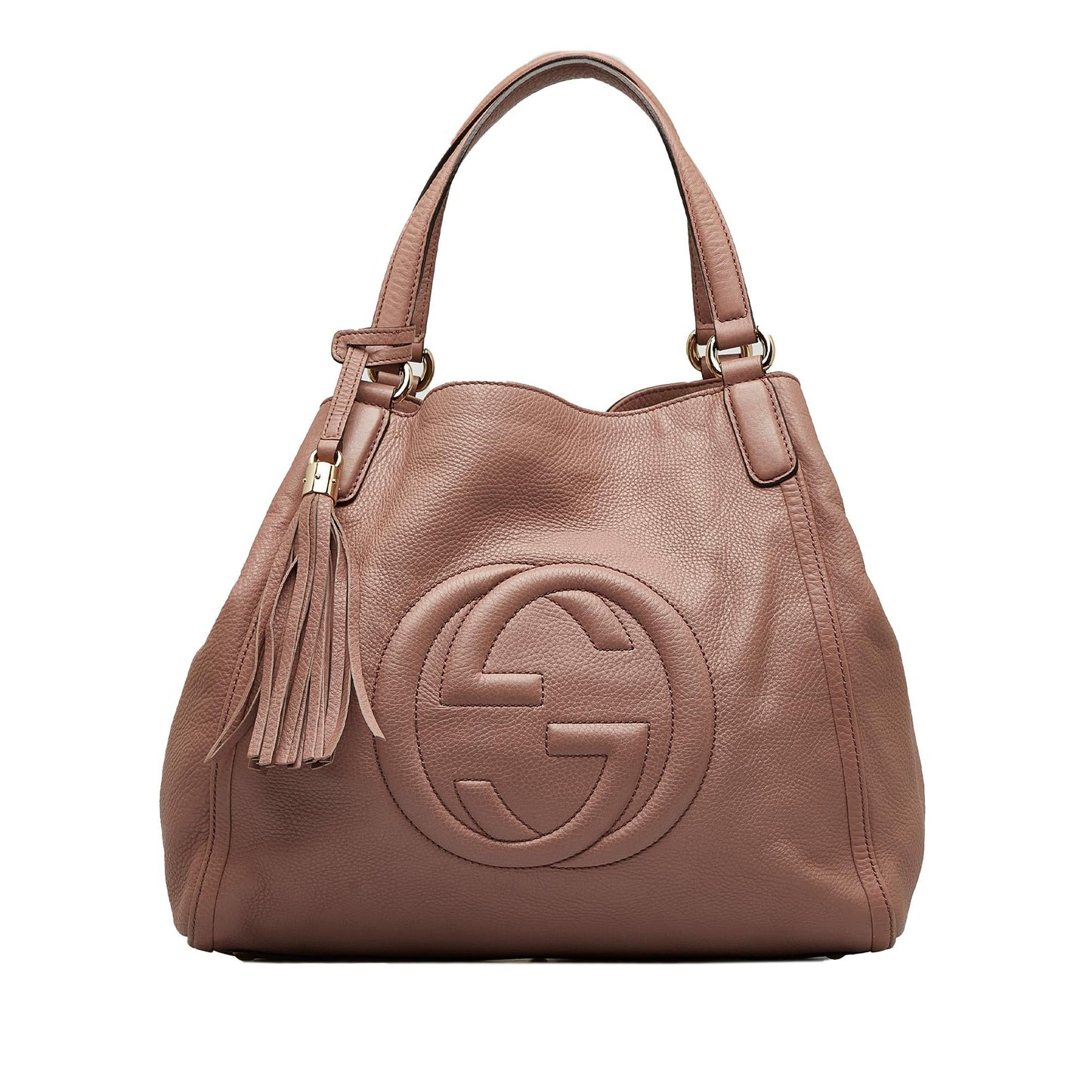 Gucci Soho Cellarius SHG-MtyGE1 Calf Pink Medium Tote Bag