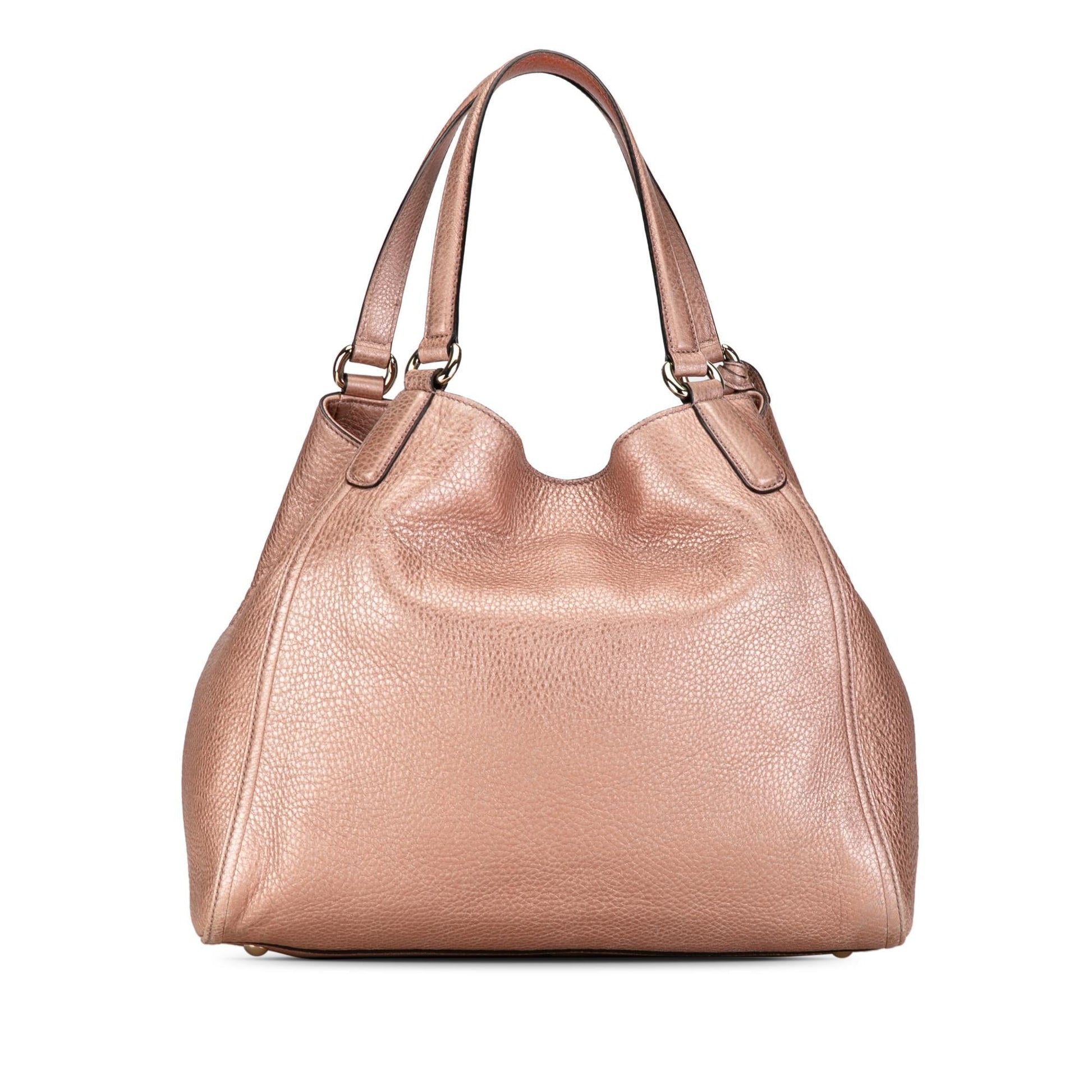 Gucci Soho Cellarius SHG-vUySeD Calf Brown Medium Tote Bag