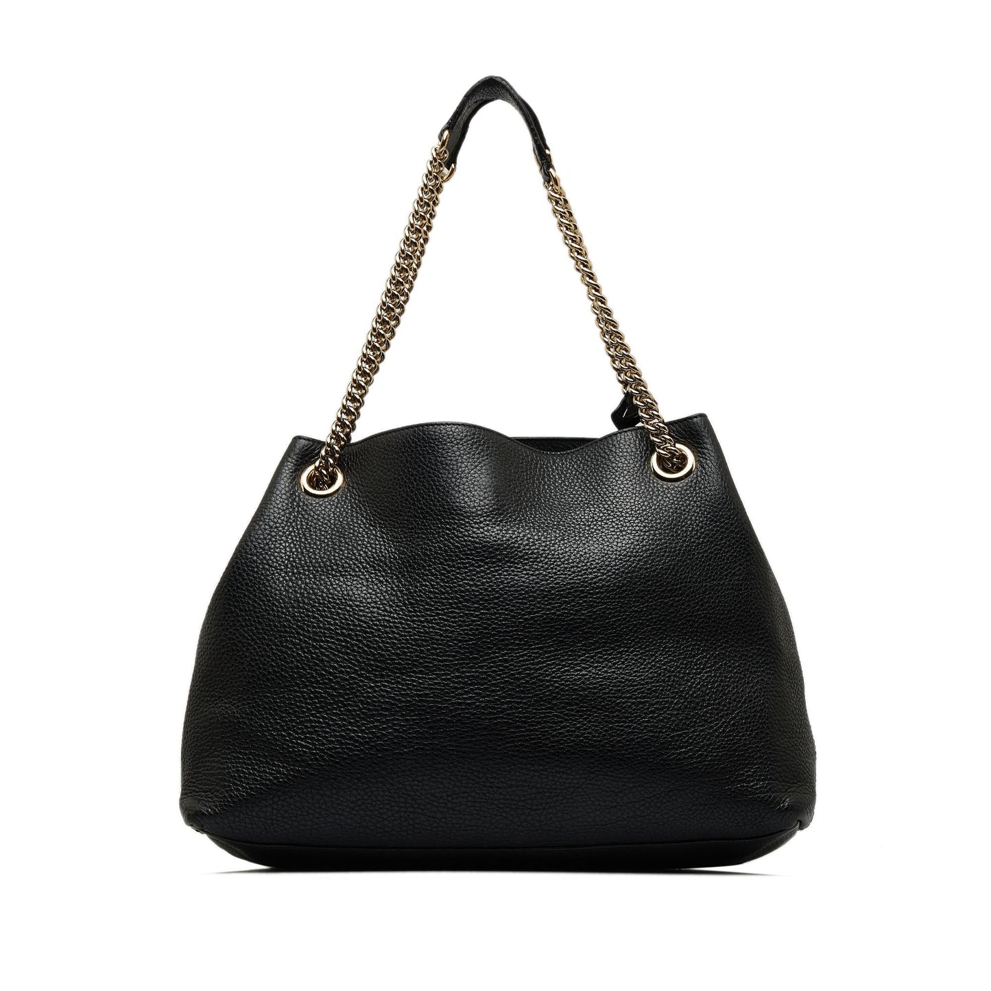 Gucci Soho SHG-vaekVp Calf Black Medium Chain Tote Bag