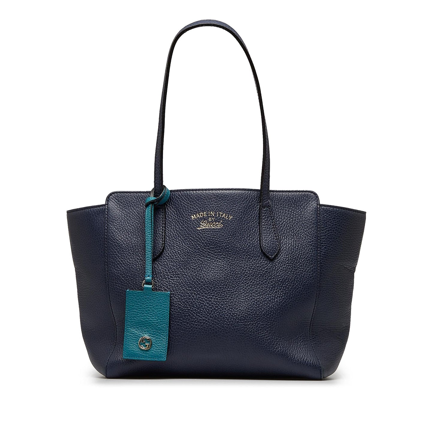 Gucci Swing SHG-eksBHw Calf Blue Medium Tote Bag