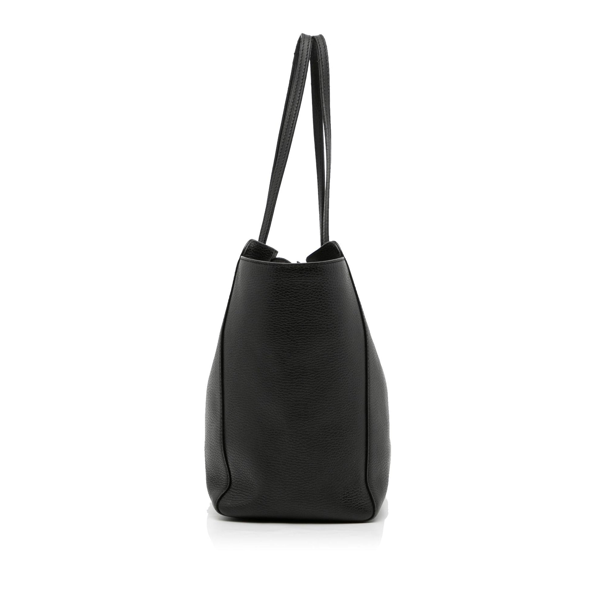 Gucci Swing SHG-S0KPsU Calf Black Medium Tote Bag