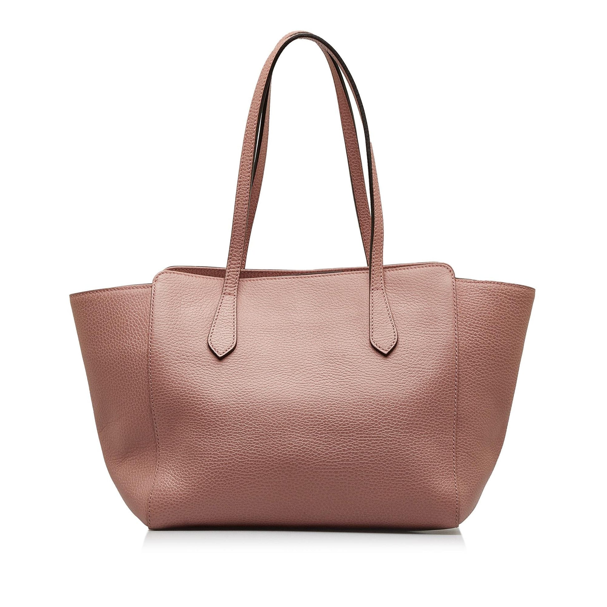 Gucci Swing Calf Pink Medium Tote Bag