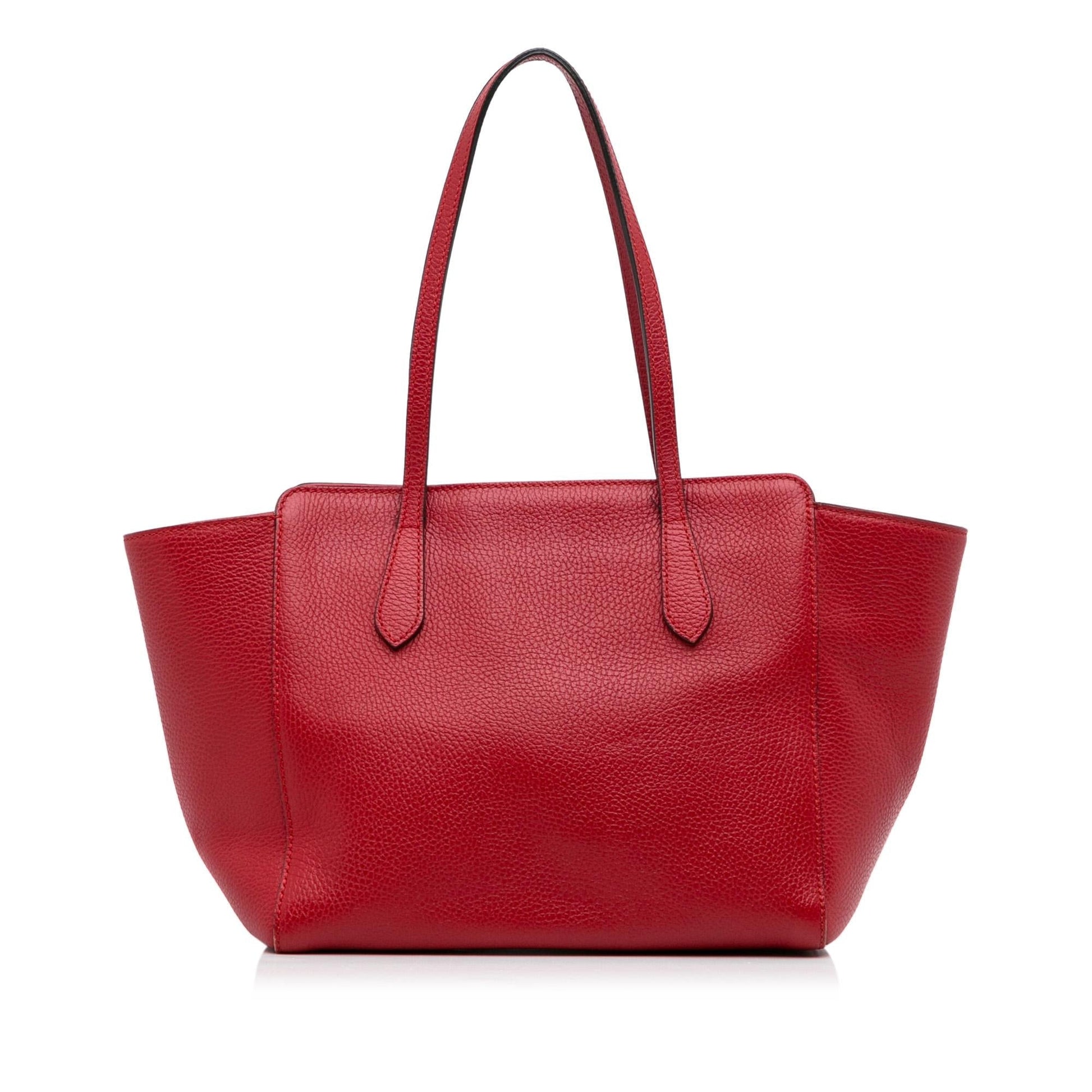 Gucci Swing SHG-hGe1N9 Calf Red Medium Tote Bag