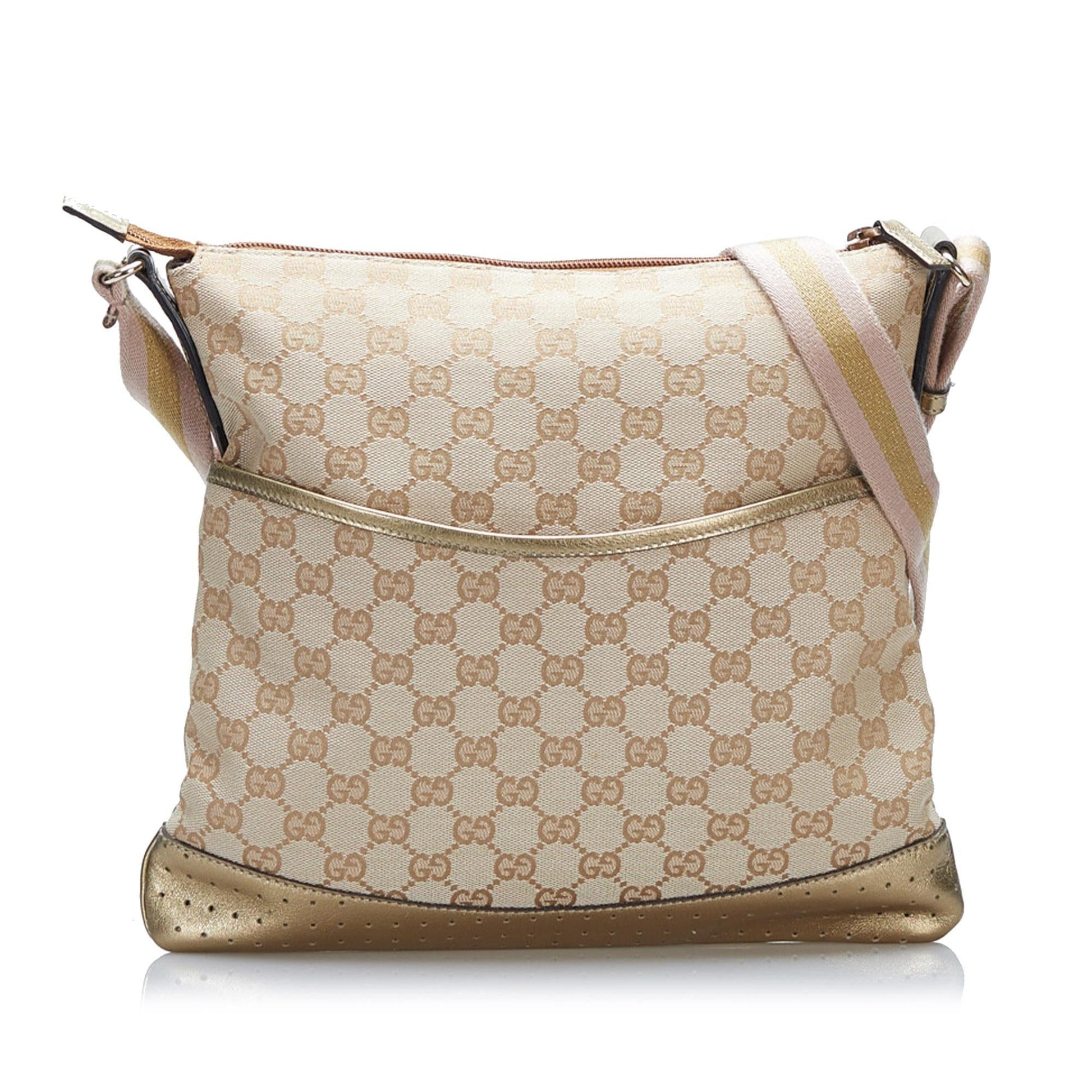 Gucci Messenger SHG Brown Crossbody Bag