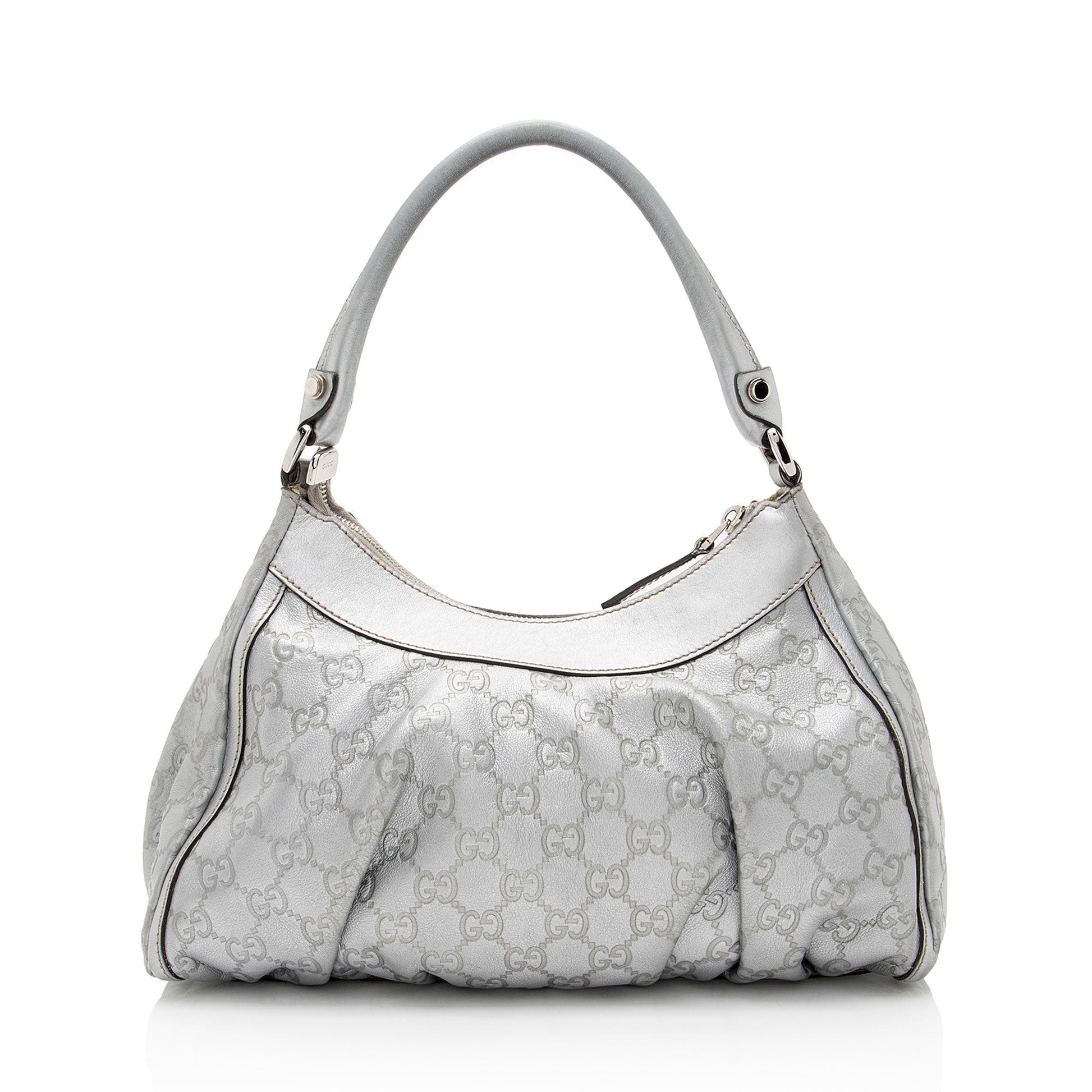 Gucci Metallic ssima Ring Hobo Shf Kwhgdg Leather Small Jewelry