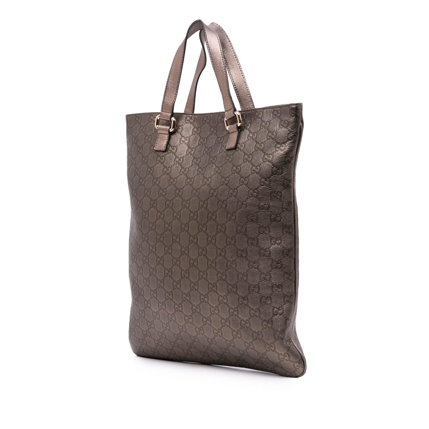 Gucci Metallic Guccissima Calf Brown Tote Bag Guccissima Tote