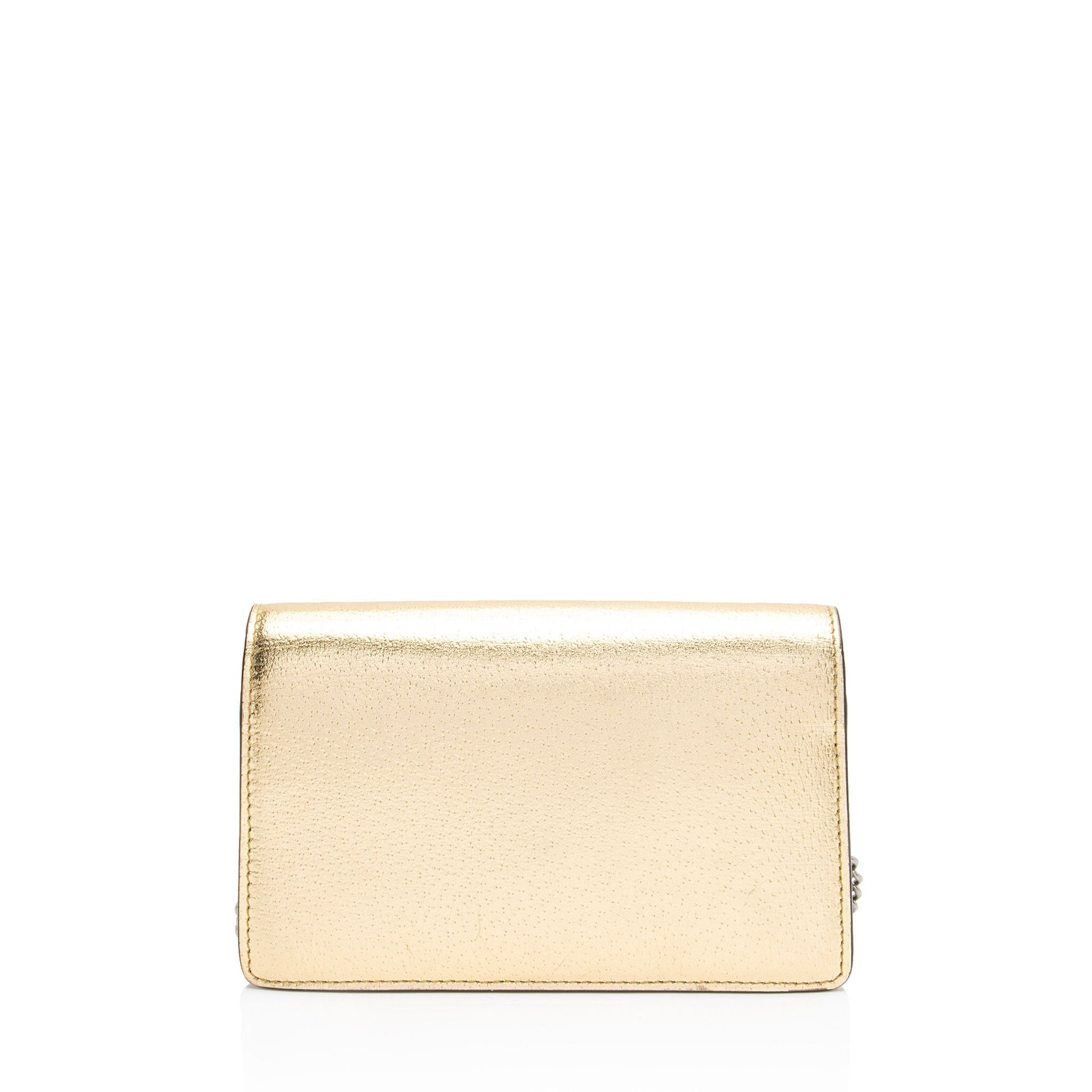 Gucci Metallic Dionysus Super Leather Gold Mini Crossbody Bag
