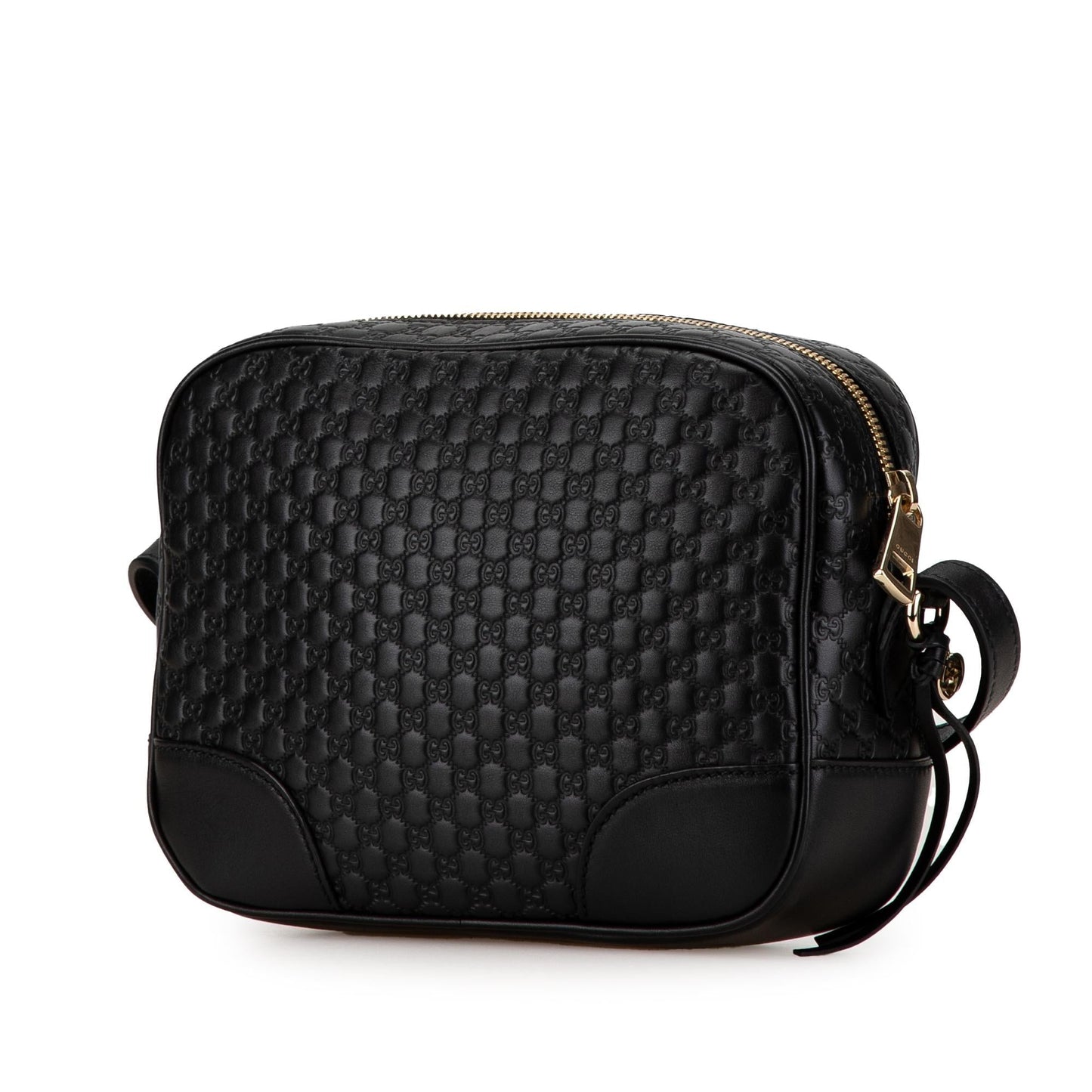 Gucci Microguccissima Bree Calf Black Crossbody Bag