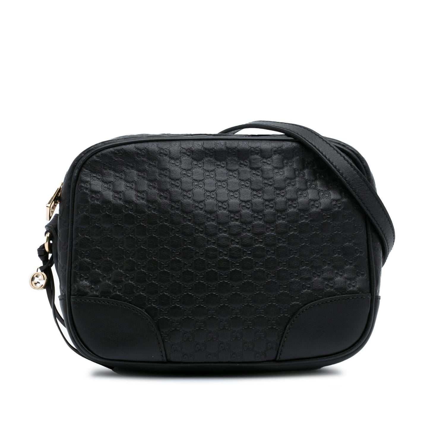 Gucci Microguccissima Bree Calf Black Crossbody Bag Crossbody 1