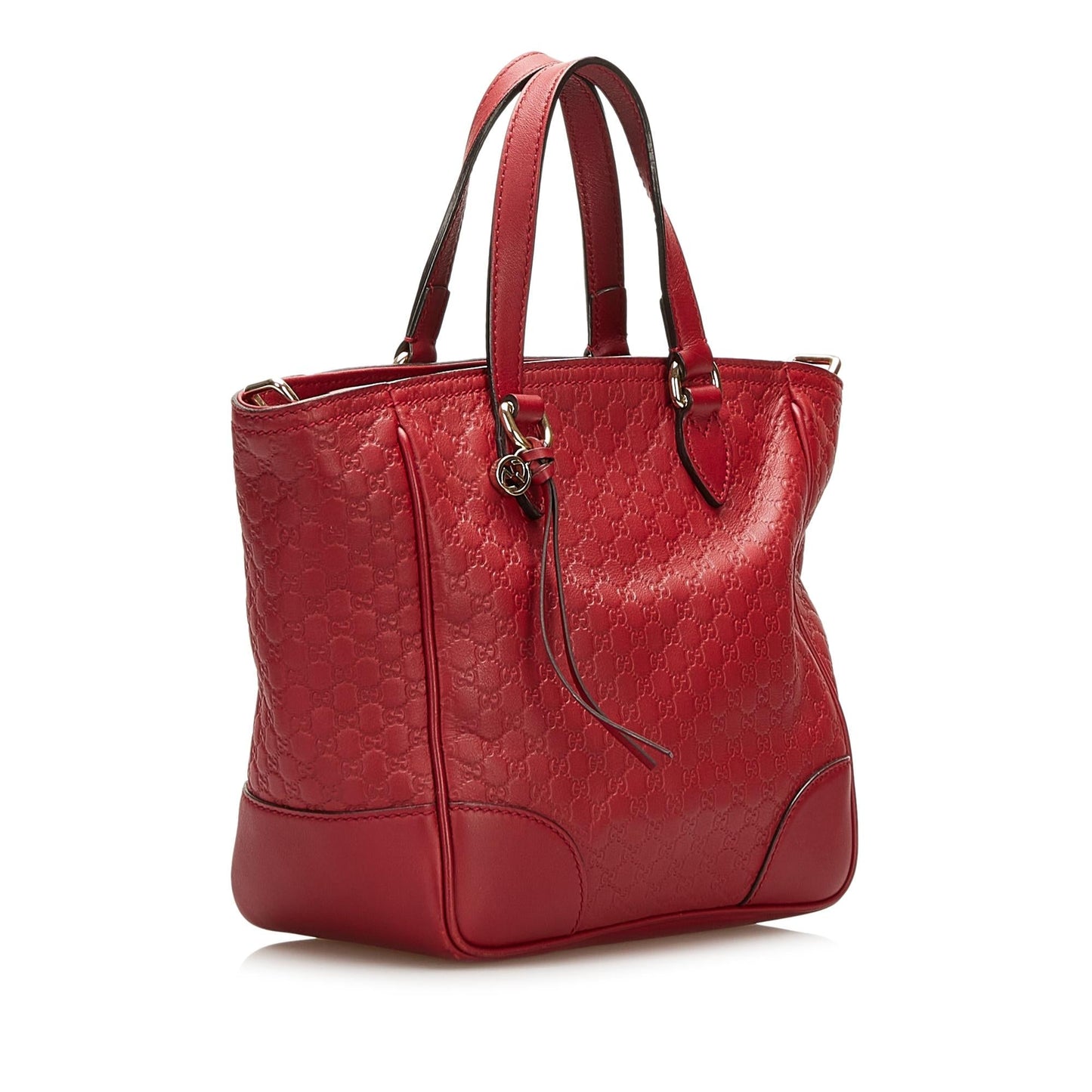 Gucci Microguccissima Bree SHG Leather Calf Red Satchel Bag