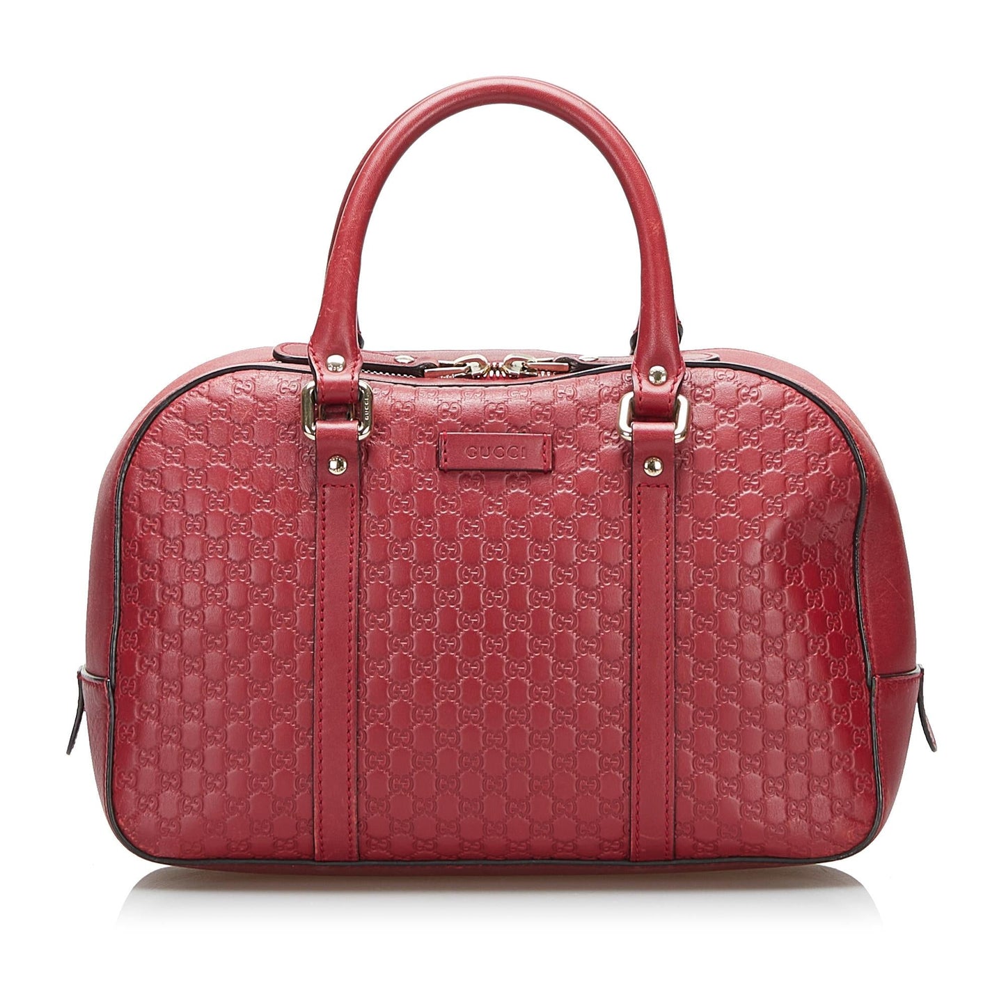 Gucci Microguccissima Bree SHG-vBAMHW Calf Red Satchel Bag