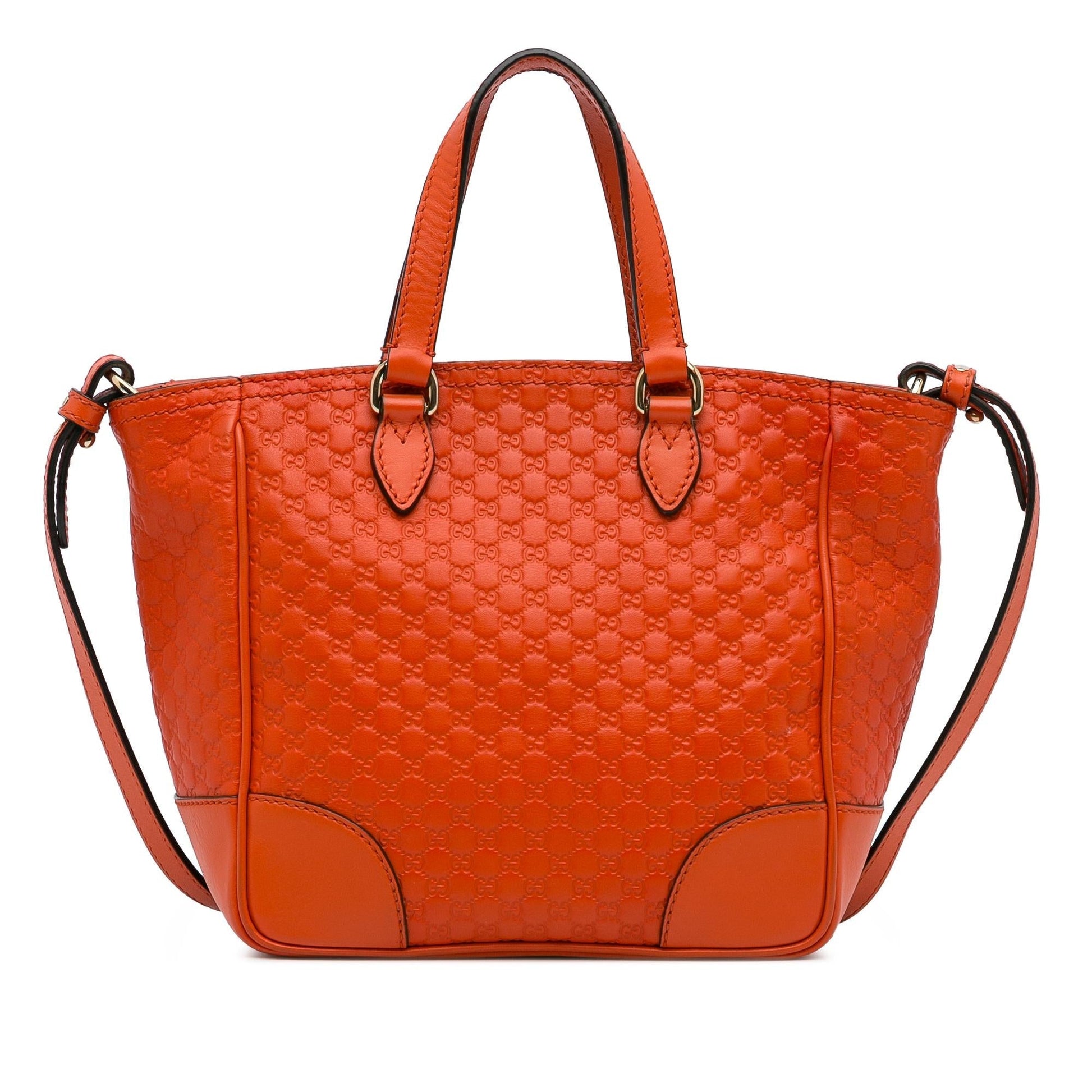 Gucci Microguccissima Bree SHG-1F63jm Calf Orange Satchel Bag
