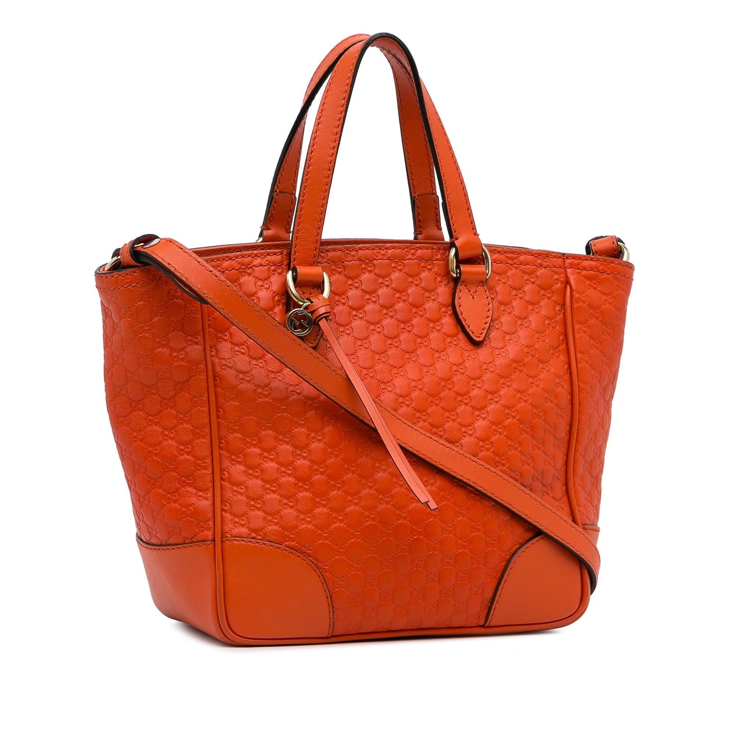 Gucci Microguccissima Bree SHG-1F63jm Calf Orange Satchel Bag