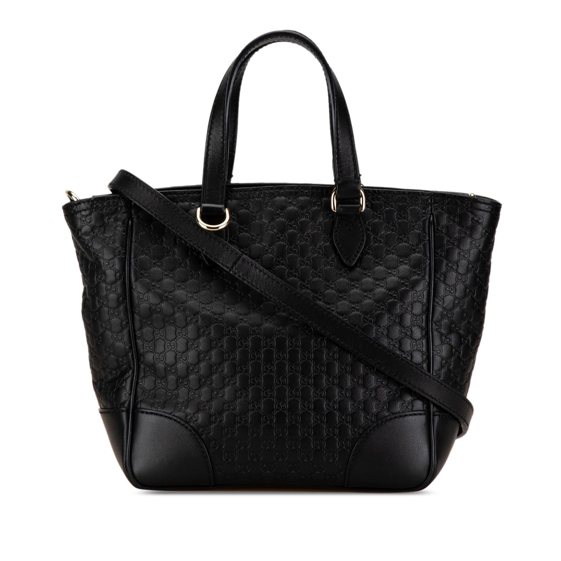 Gucci Microguccissima Bree SHG-NWAKRC Calf Black Satchel Bag