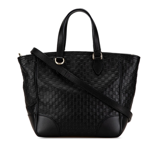 Gucci Microguccissima Bree SHG-NWAKRC Calf Black Satchel Bag