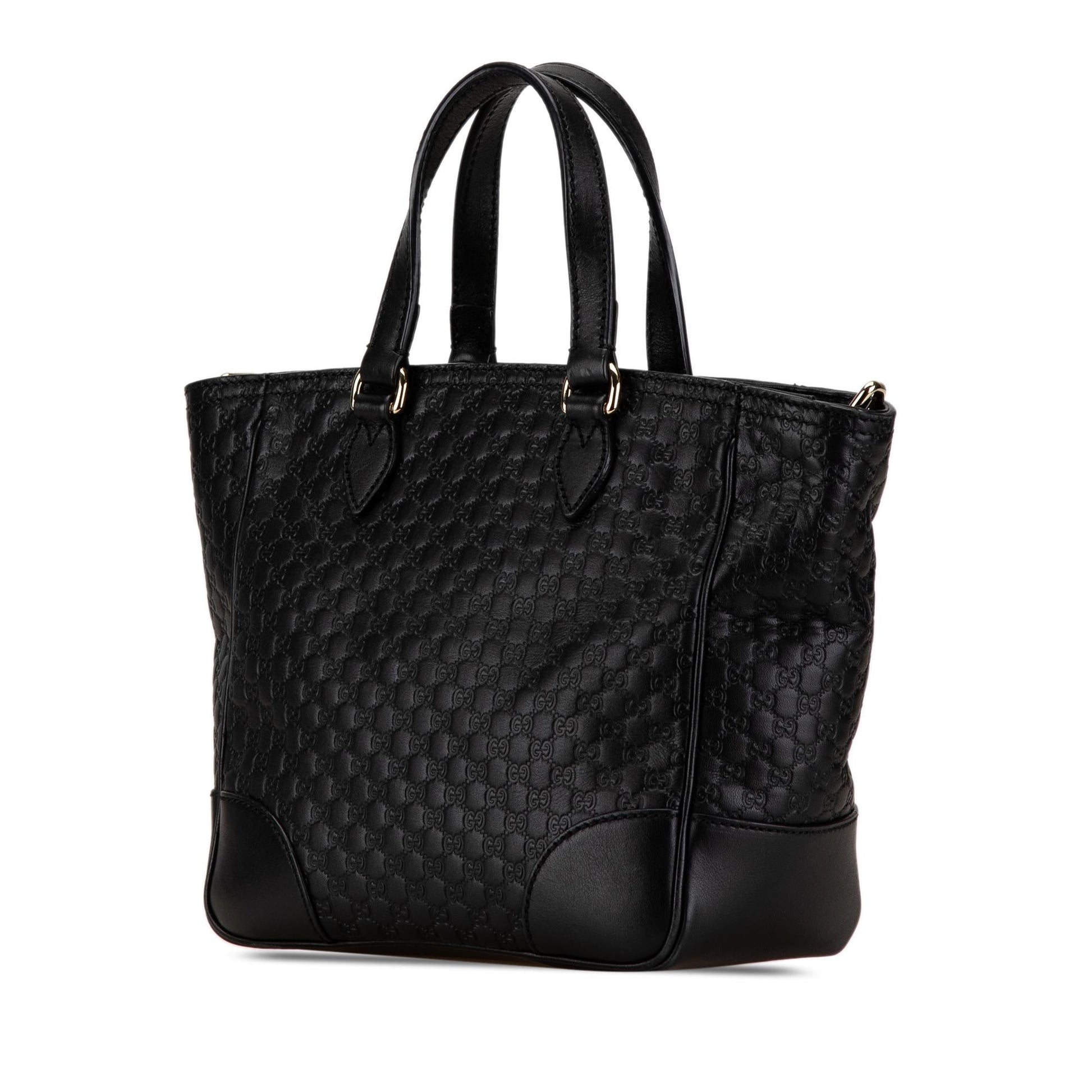 Gucci Microguccissima Bree SHG-NWAKRC Calf Black Satchel Bag