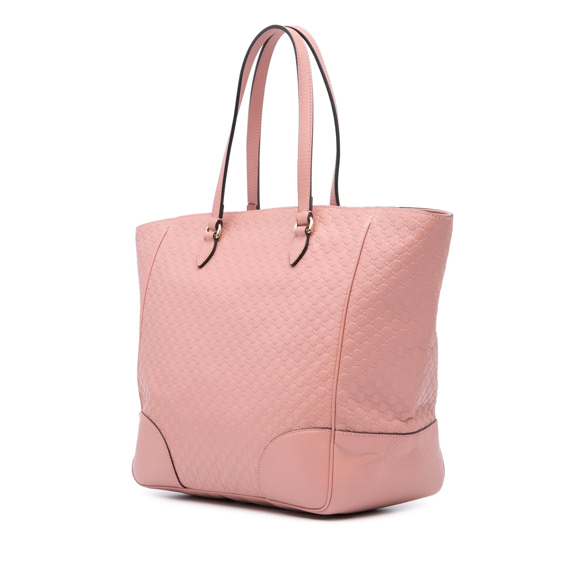 Gucci Microguccissima Bree Calf Pink Tote Bag