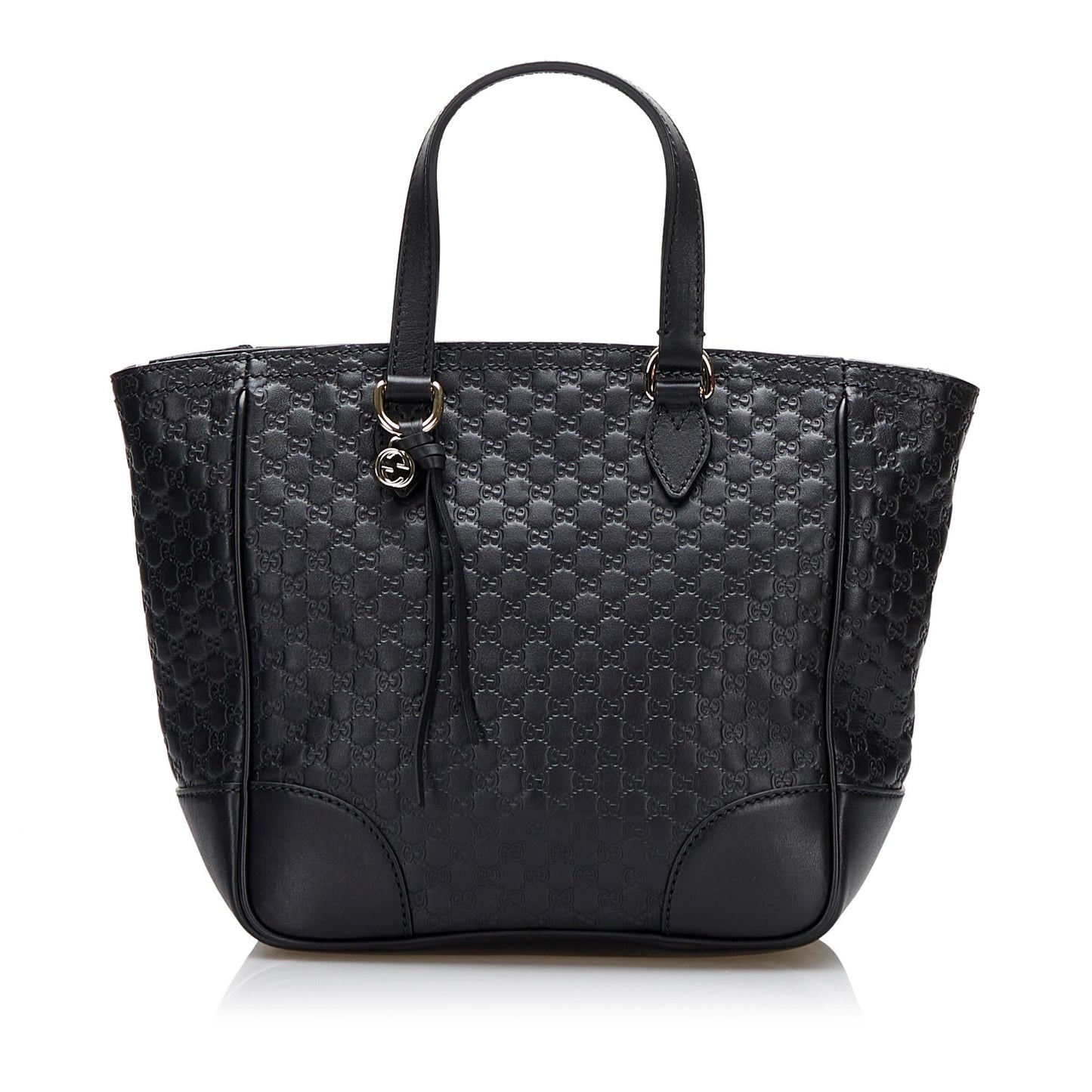 Gucci Microguccissima Bree SHG Calf Black Satchel Bag