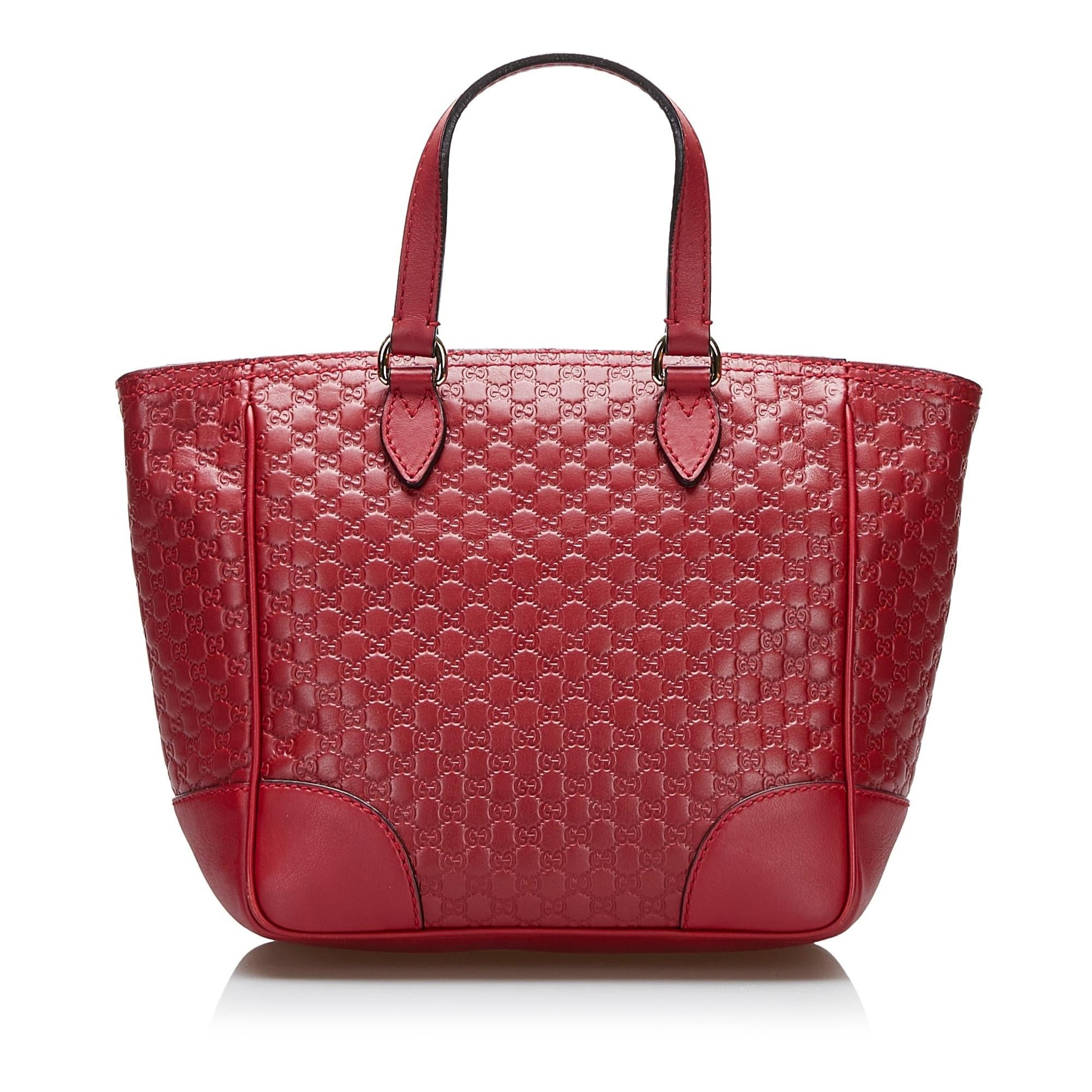 Gucci Microguccissima Bree SHG-0cLZlO Calf Red Satchel Bag