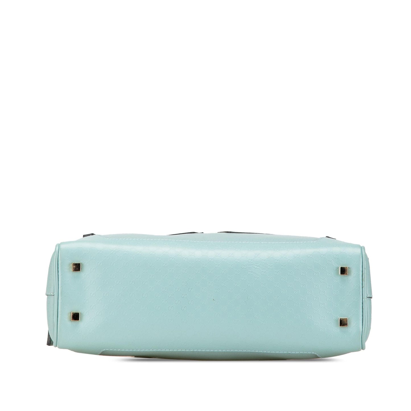 Gucci Microguccissima Capri Calf Blue Satchel Bag