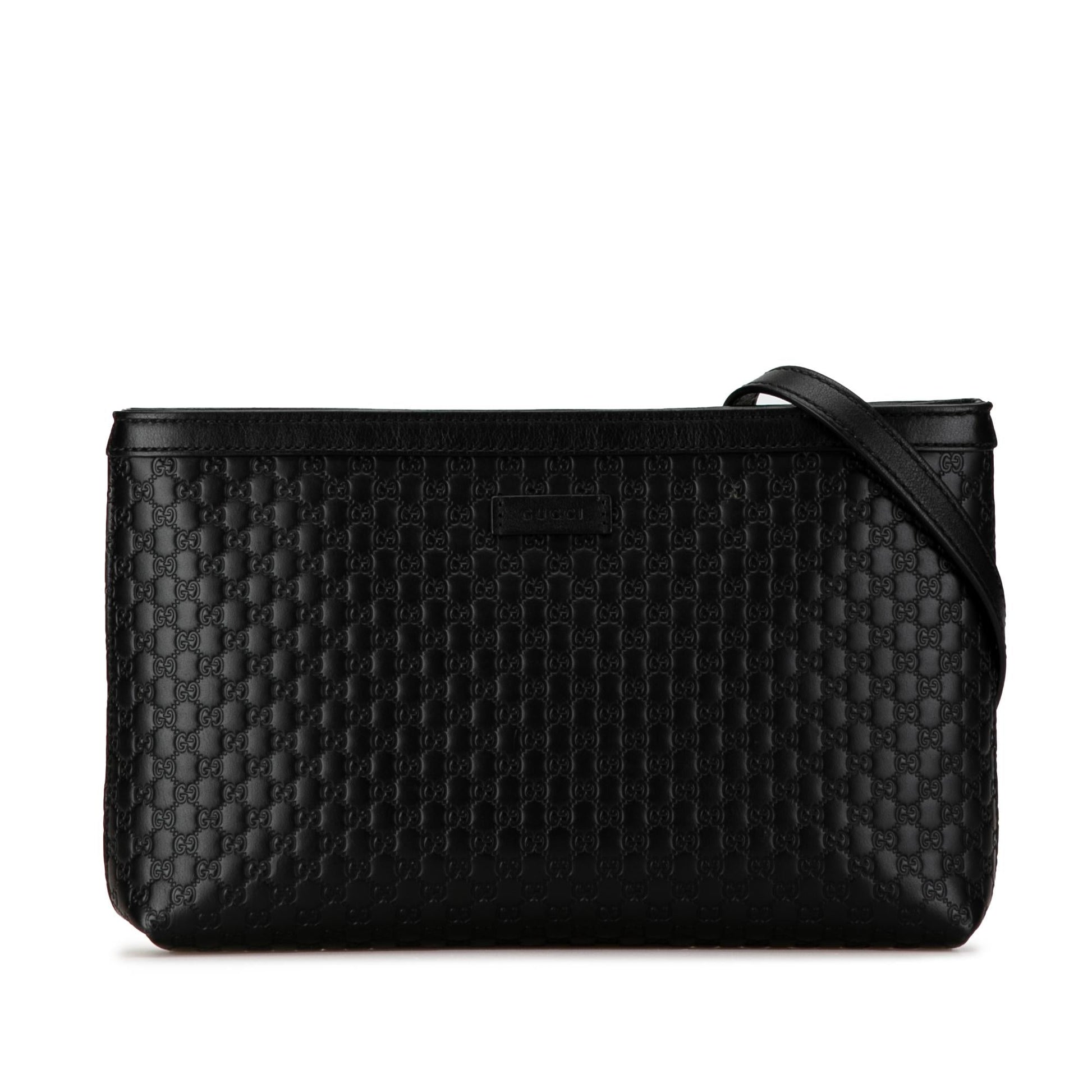 Gucci Microguccissima SHG-XtBigc Calf Black Crossbody Bag