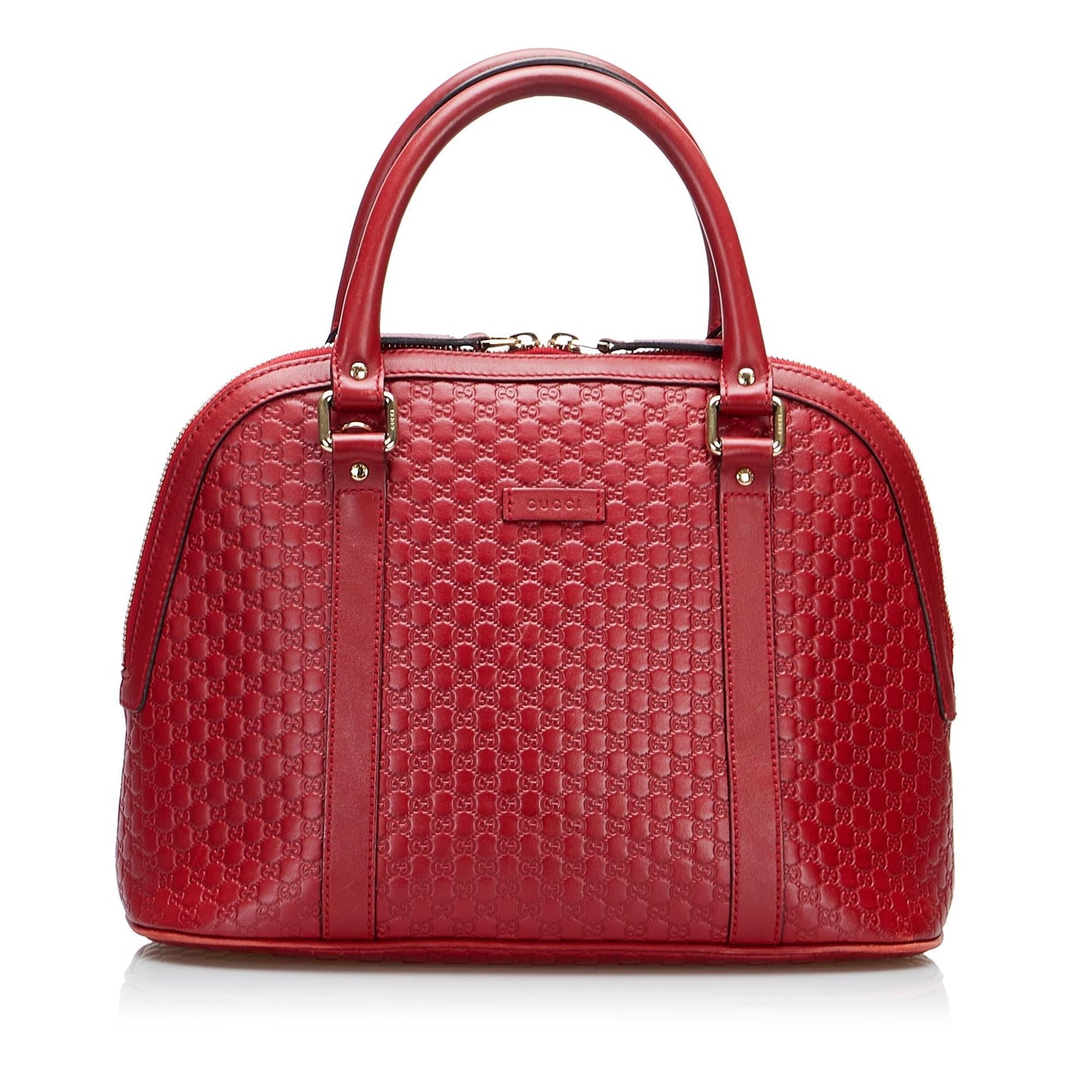 Gucci Microguccissima Dome SHG-2jzkvD Calf Red Satchel Bag