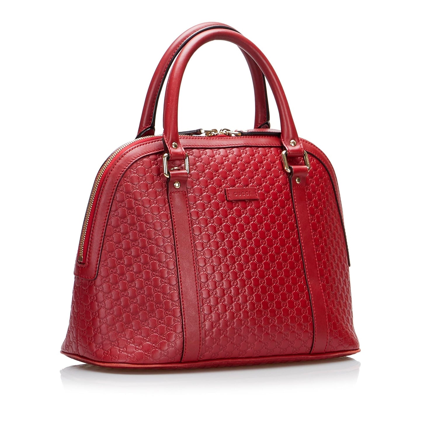 Gucci Microguccissima Dome SHG-2jzkvD Calf Red Satchel Bag