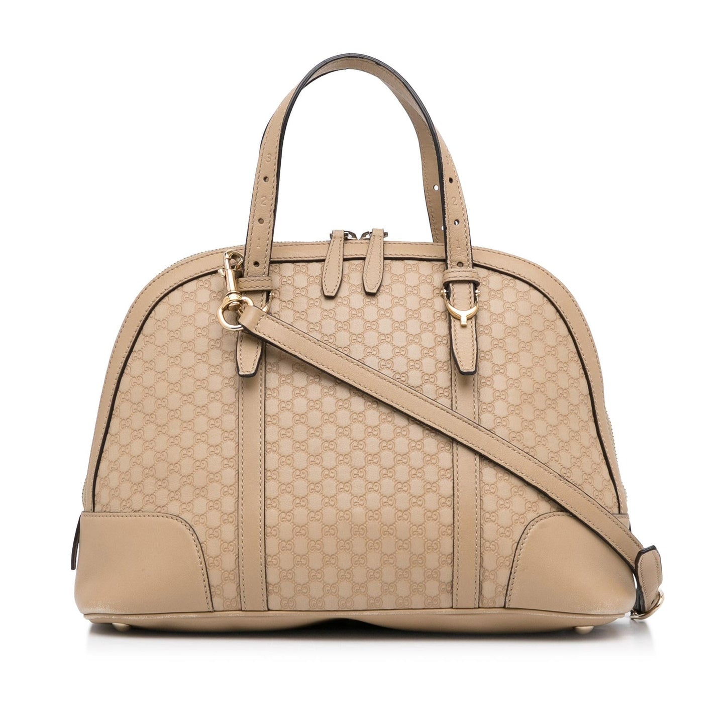 Gucci Microguccissima Dome SHG-iE3Iof Calf Brown Satchel Bag