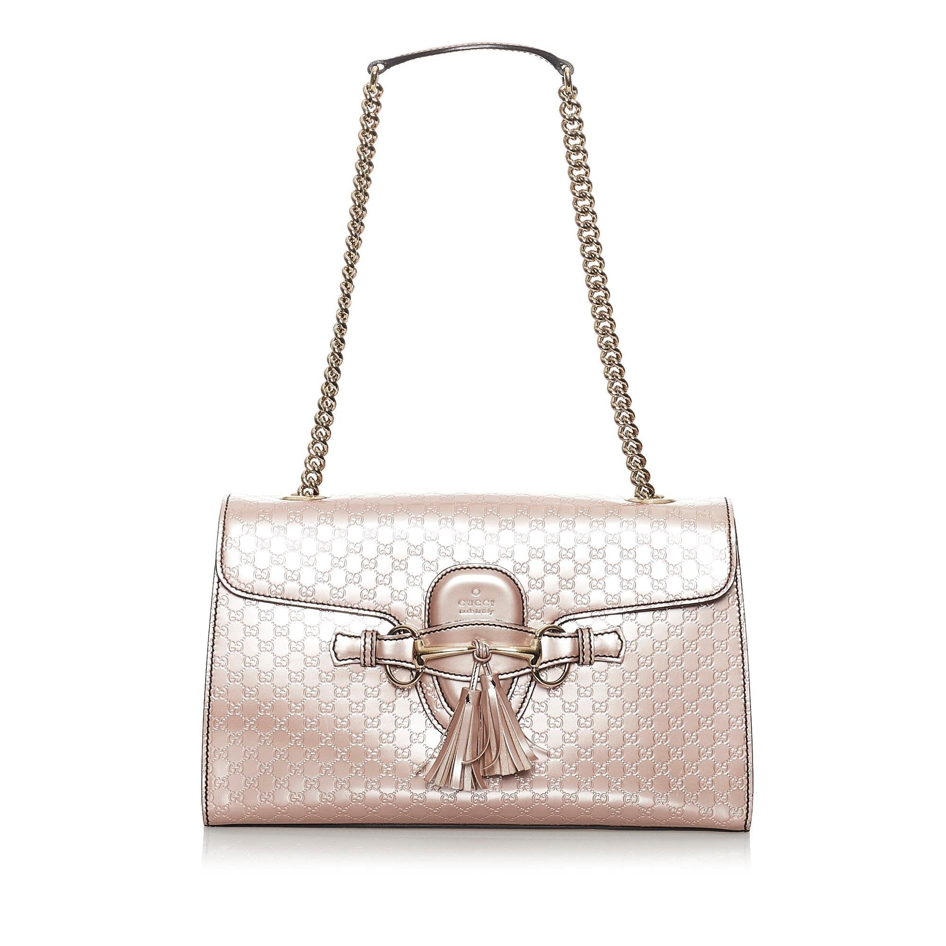 Gucci Microguccissima Emily SHG Calf Brown Shoulder Bag