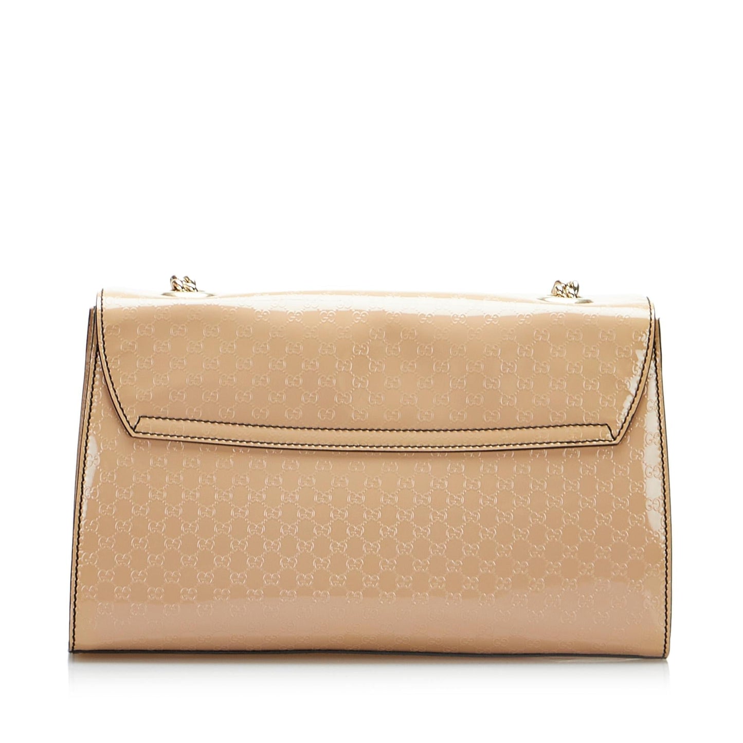 Gucci Microguccissima Emily SHG-rTgnTG Leather Patent Brown Shoulder Bag