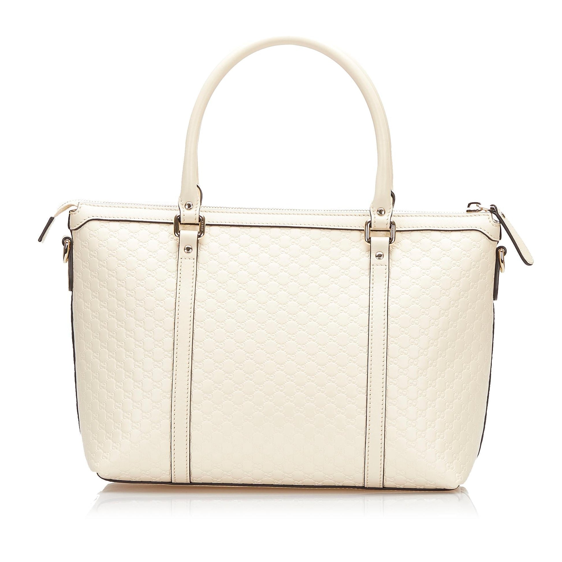 Gucci Microguccissima Joy SHG-B6DtBZ Calf White Satchel Bag