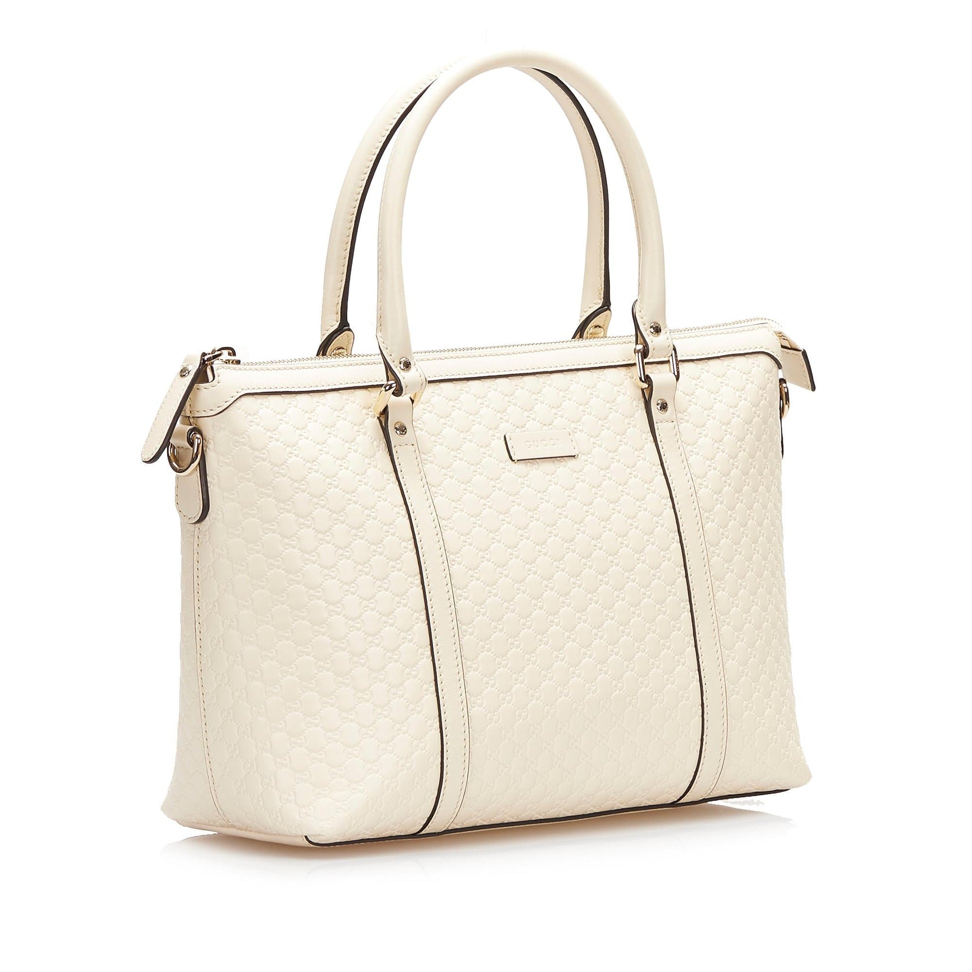 Gucci Microguccissima Joy SHG-B6DtBZ Calf White Satchel Bag