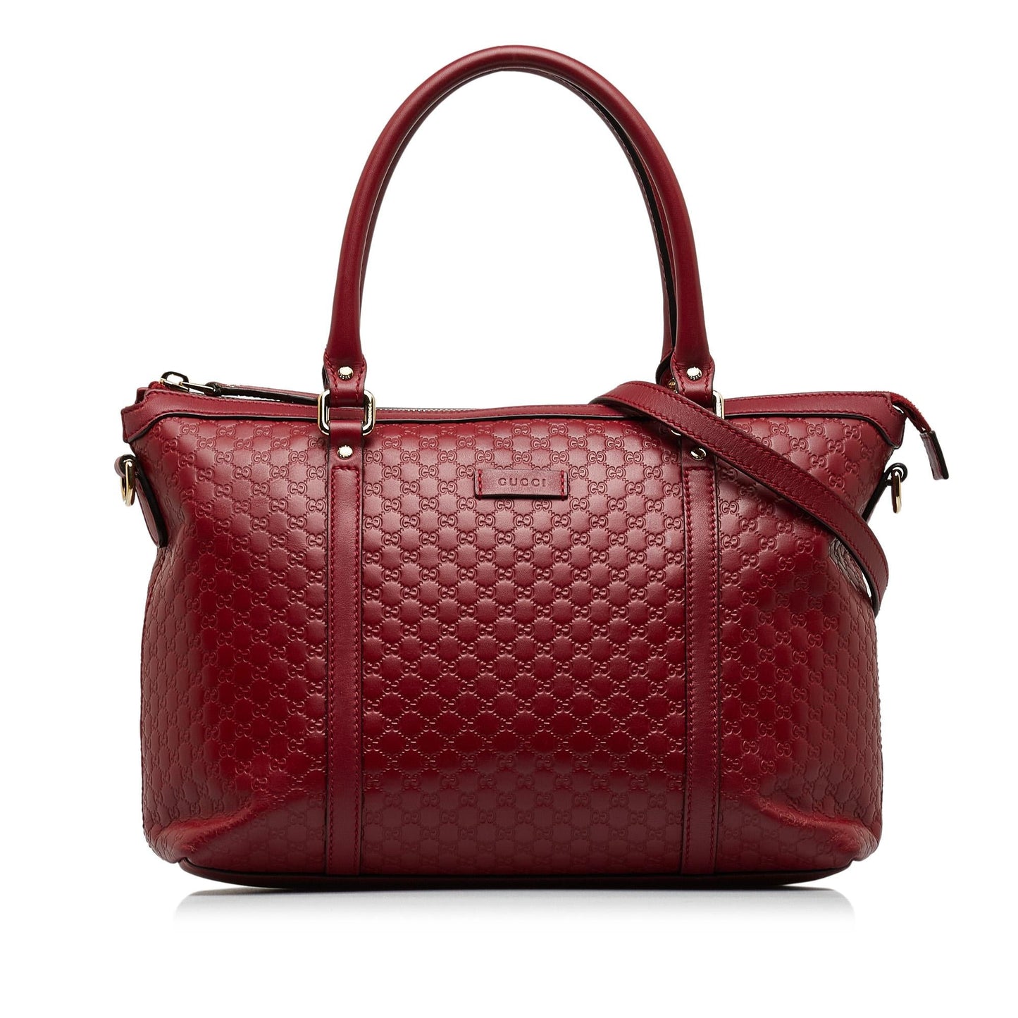 Gucci Microguccissima Joy SHG-wE1JXb Calf Red Satchel Bag