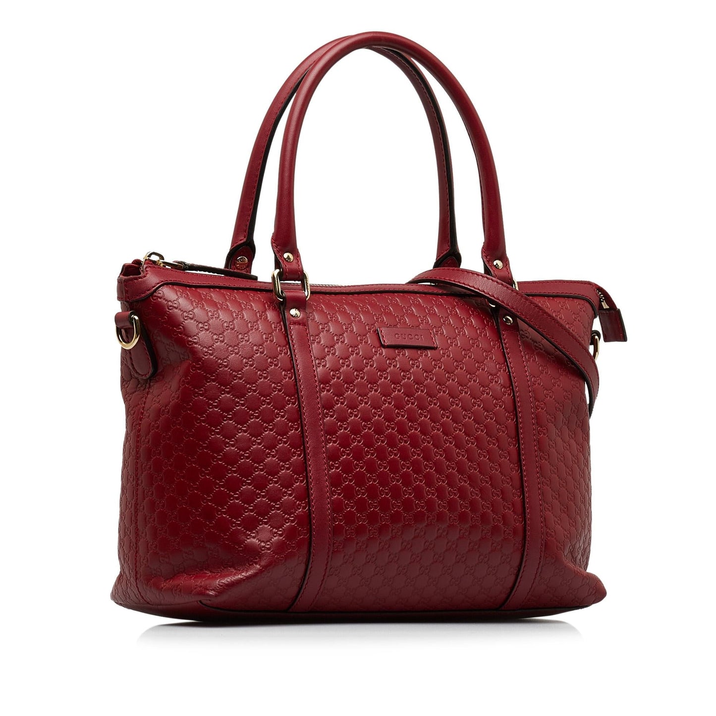 Gucci Microguccissima Joy SHG-wE1JXb Calf Red Satchel Bag