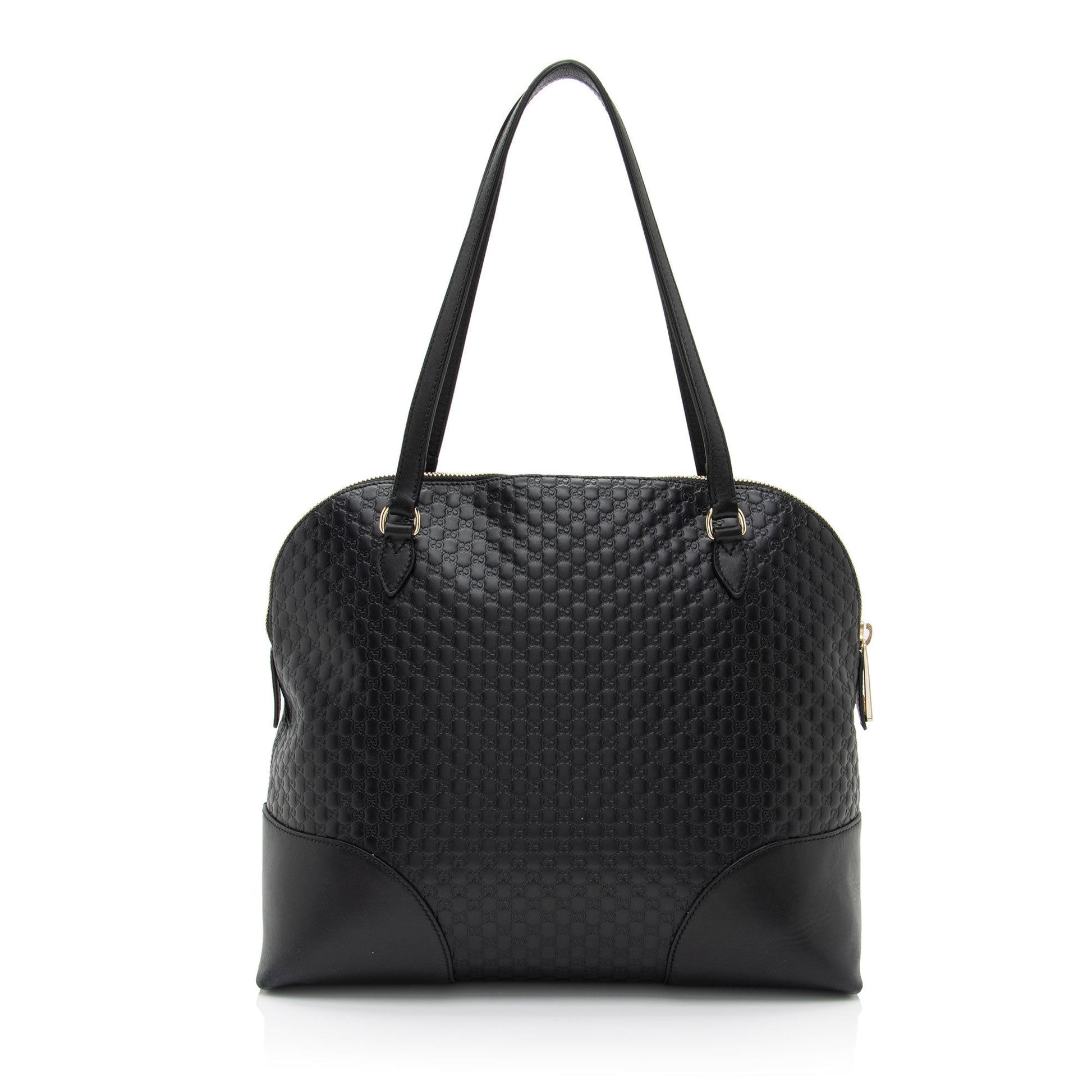 Gucci Microguccissima Bree SHF-a6qtmn Leather Black Small Shoulder Bag